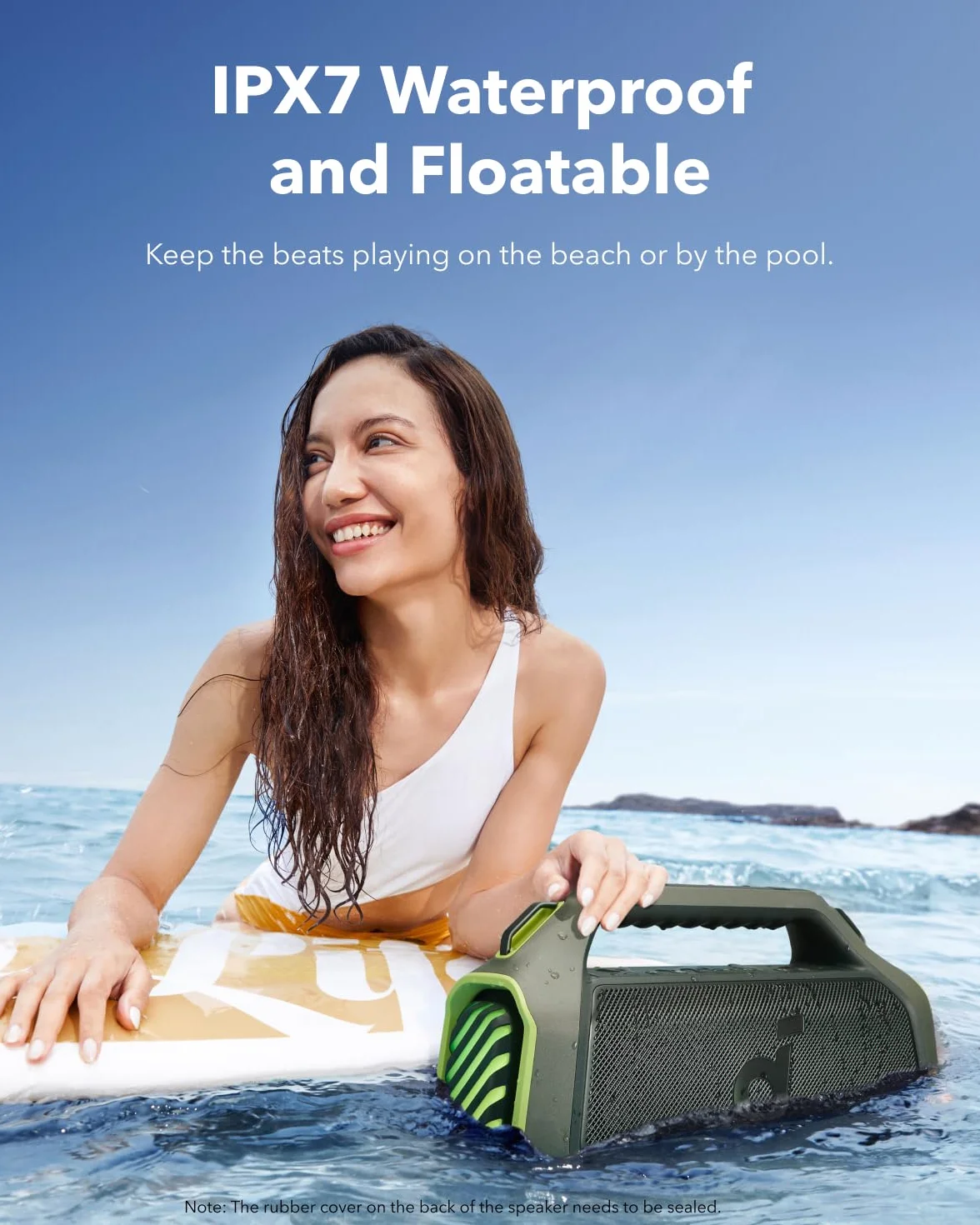soundcore Anker Głośnik outdoorowy Boom 2 Plus(odnowiona), 140W,BassUp 2.0, szybkie ładowanie 30W, 20 godzin odtwarzania, wodoodporność IPX7, na kempingu, plaży i podwórku