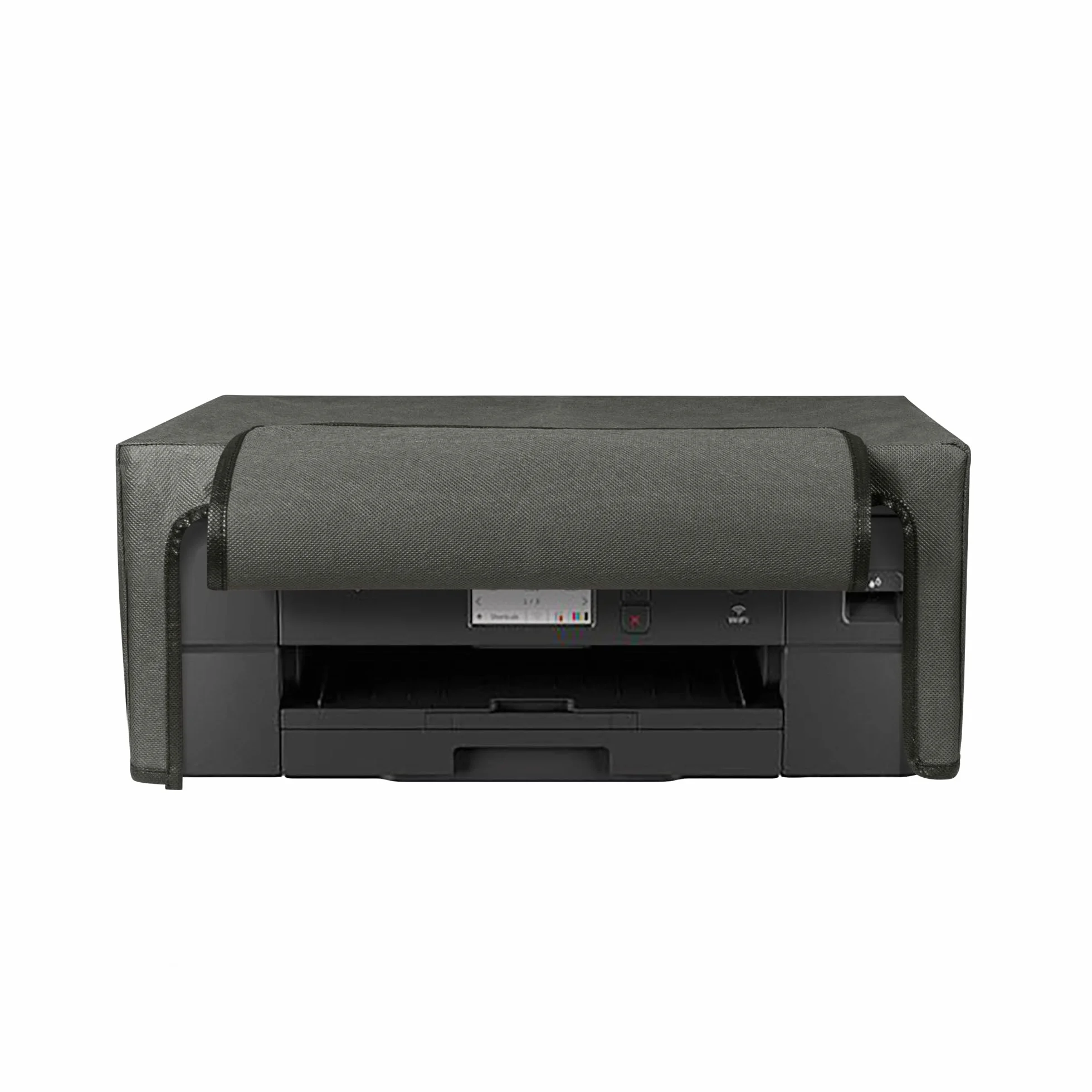 kwmobile Osłona przeciwpyłowa kompatybilna z Brother MFC-J1170DW / MFC-J1010DW / MFC-J1012DWI - etui do drukarki - pokrowiec ochronny z tkaniny, ciemnoszary