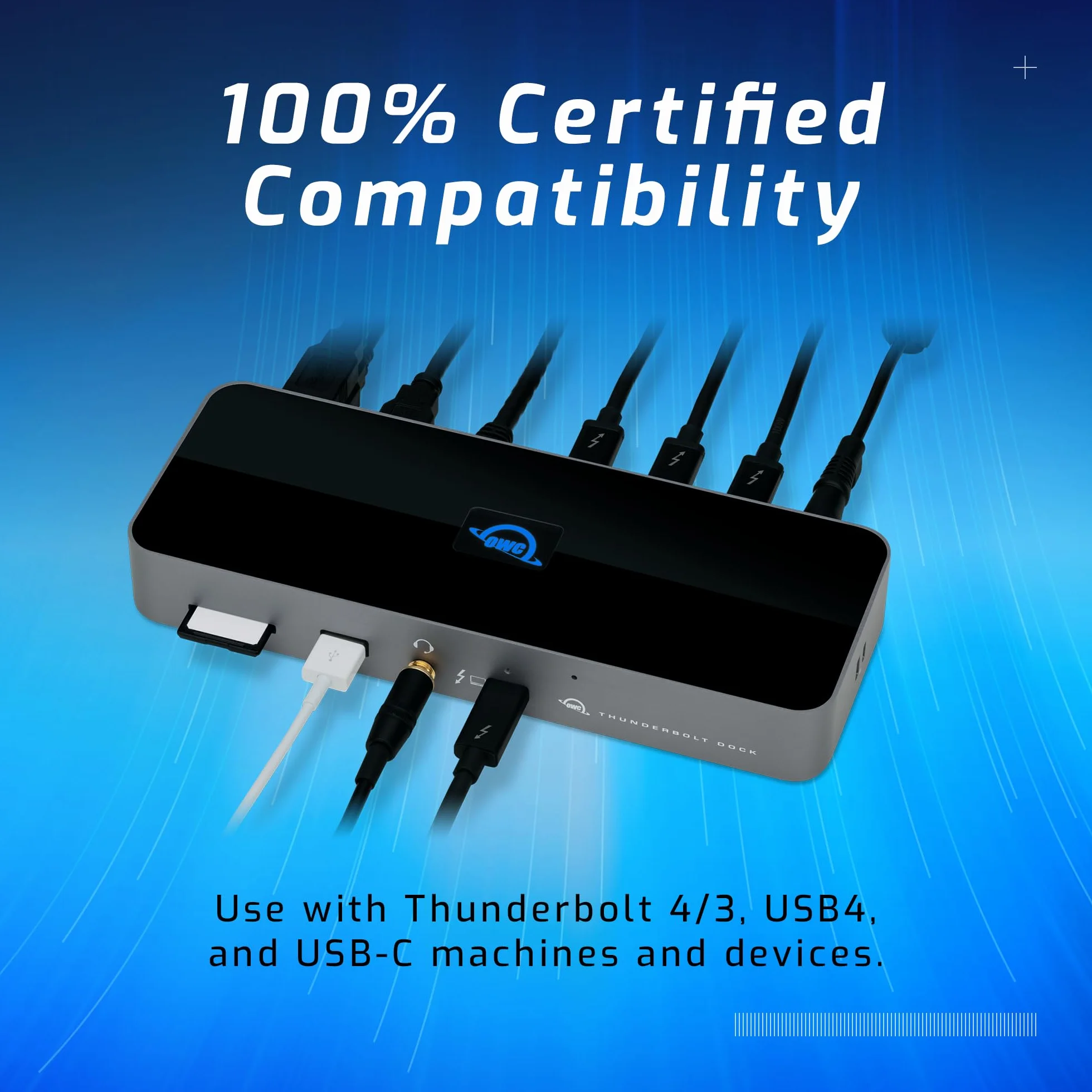 Owc Thunderbolt 4 OWCTB4DOCK Stacja Dokująca Usb, Space Grey, 9 x 23 x 14 mm