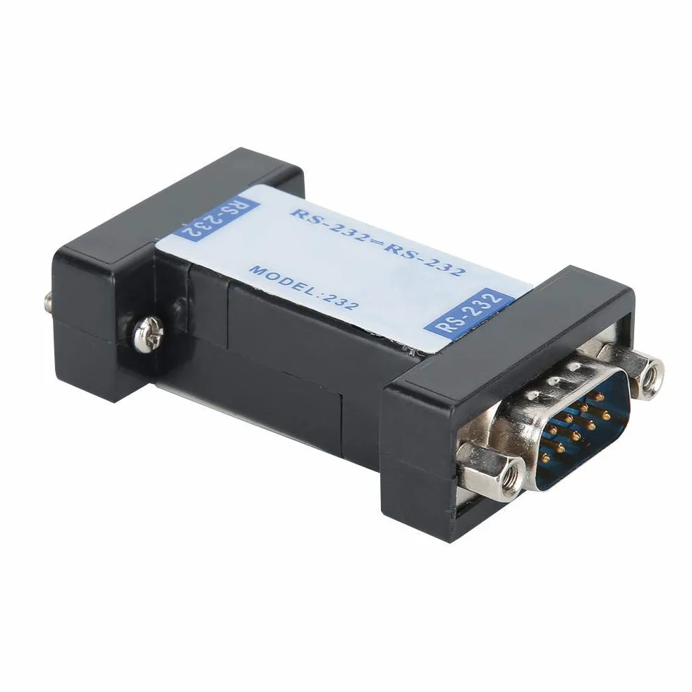 Porty szeregowe RS232 do RS232 Izolator optyczny DB9 Izolowany adapter interfejsu RS232