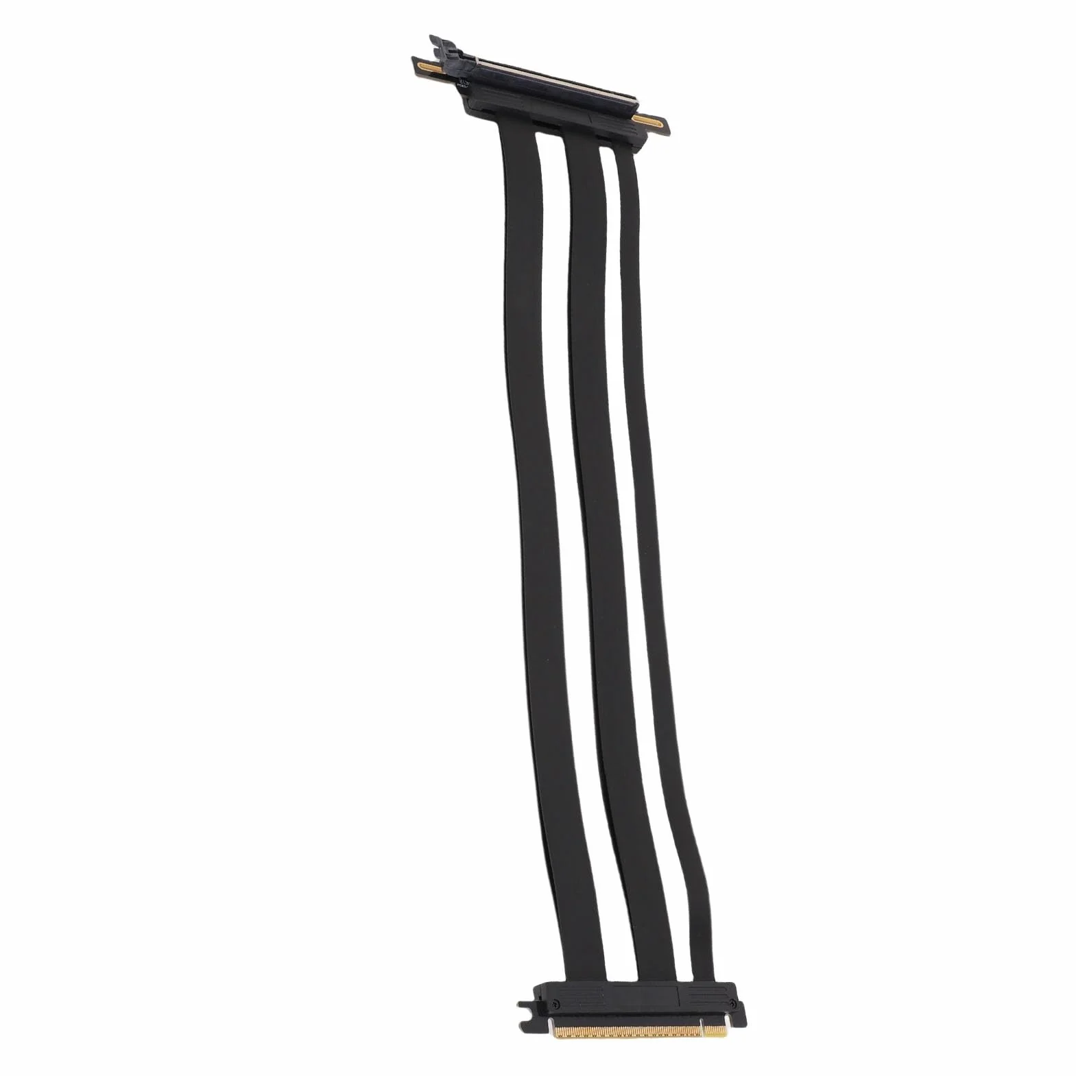 Naroote Kabel Nośny PCIe 5.0, Kabel Przedłużający GPU 128 Gb/s, Kątowy 90 Stopni do Pionowego Montażu Karty Graficznej, Idealny do Obudów Komputerów PC, Serwerowych Systemów Gier ITX (40cm)