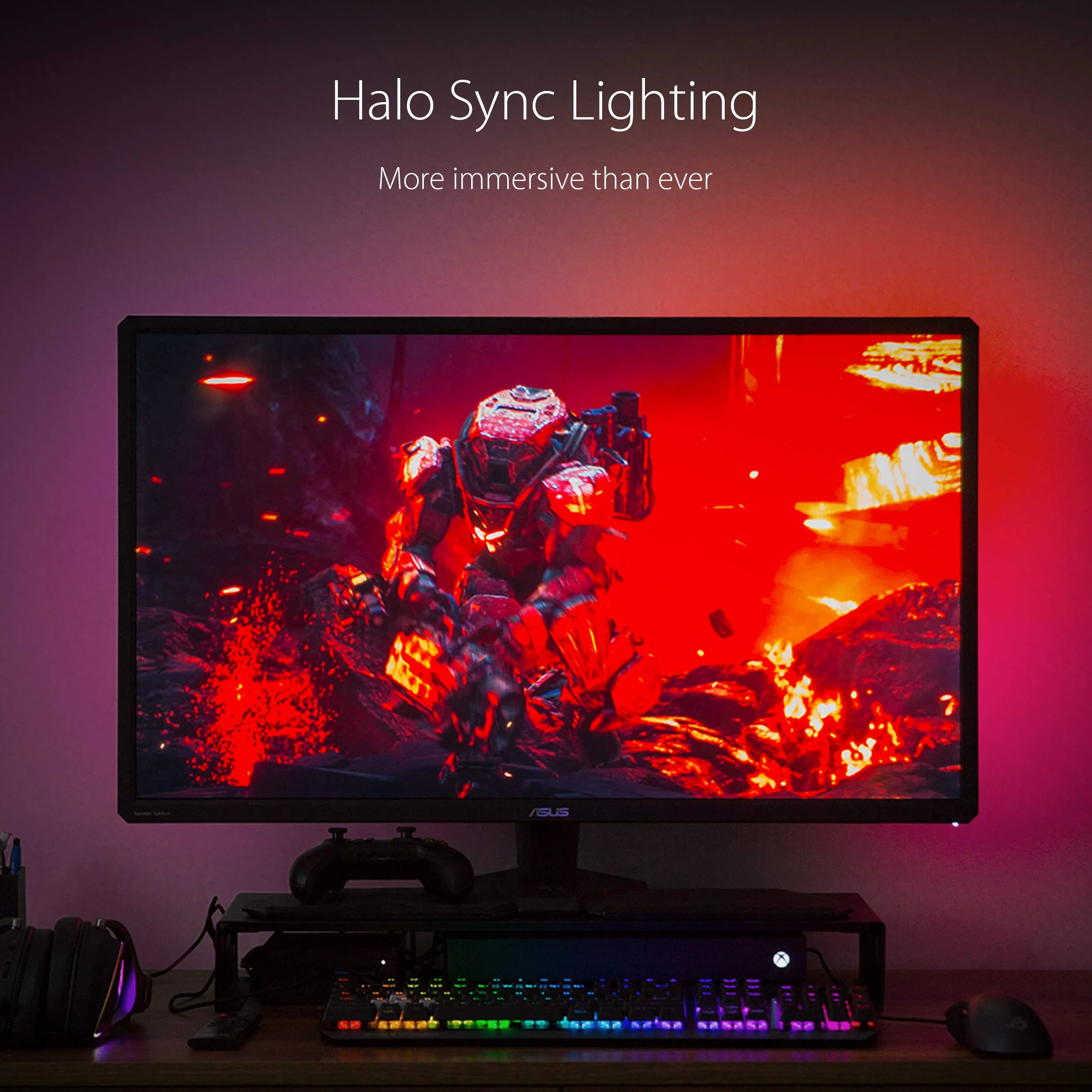 Asus CG32UQ 32 Cale, Monitor Gamingowy 4K (3840 x 2160), Czarny