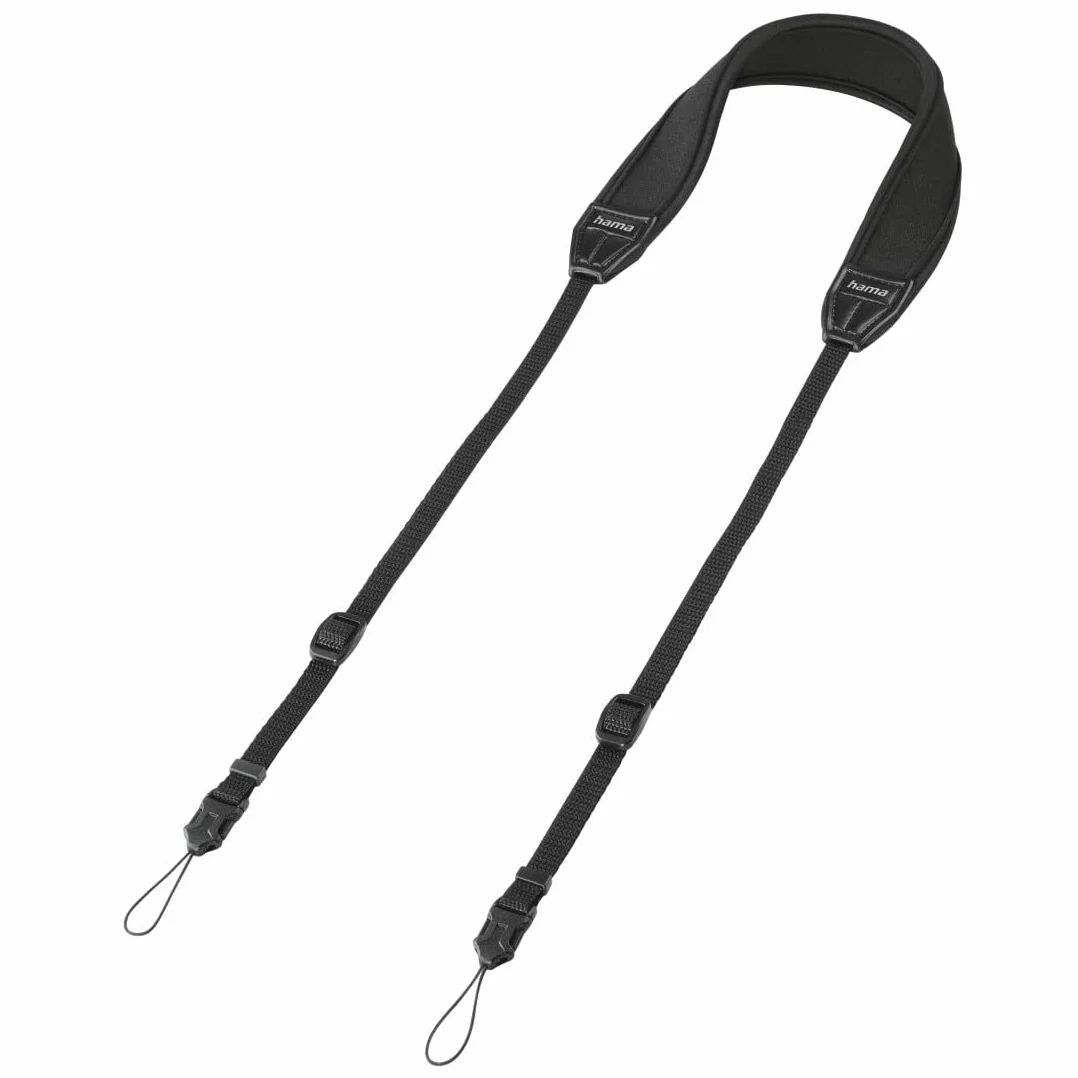 Hama Pasek do noszenia aparatu Loop 130", neopren, czarny