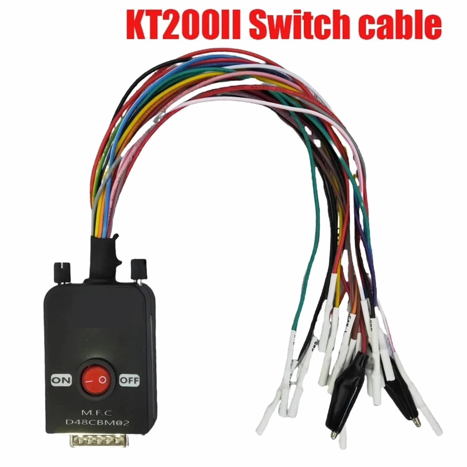 Kabel wielofunkcyjny / kabel przełączający, ECU KT200 KT200II programator (przez OBD / na stole warsztatowym / Jtag rozrusznika) do samochodów ciężarowych i samochodów osobowych