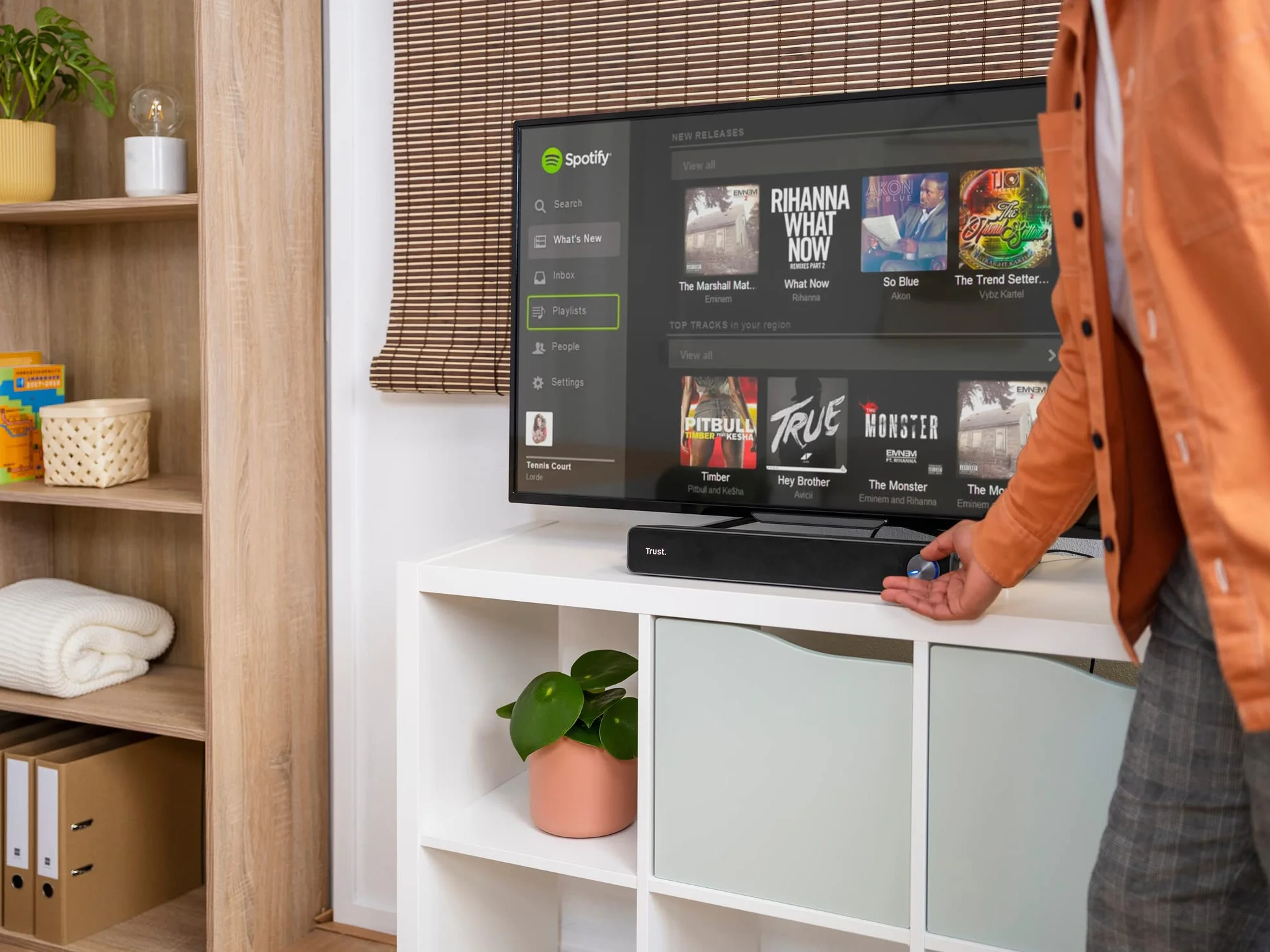 Trust Arys 22946 Soundbar Komputerowy, 12 W, Czarny