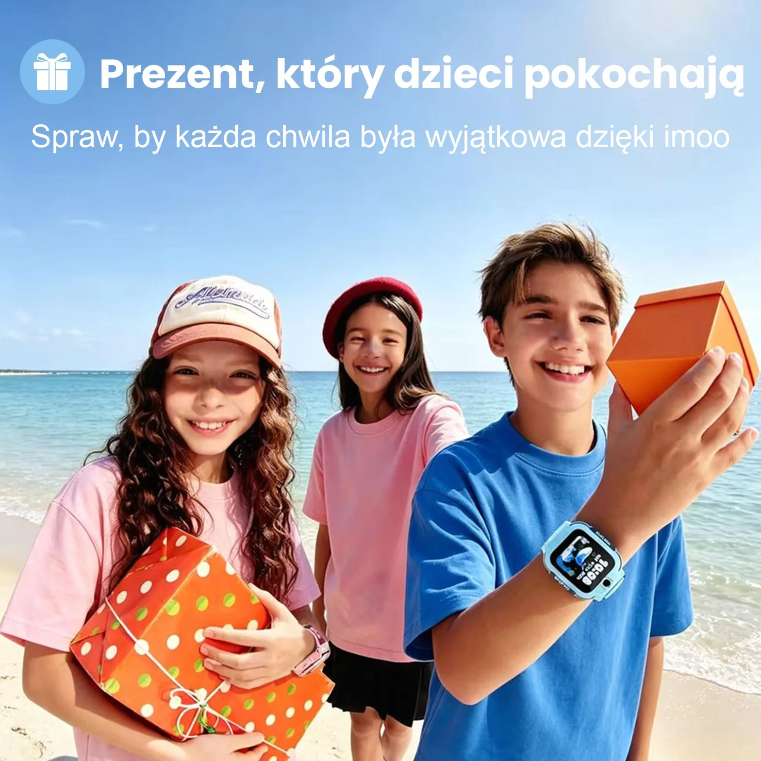 imoo Z3 4G Zegarek inteligentny dla Dzieci, GPS rzeczywisty, rozmowy wideo i głosowe, kontrola rodzicielska, ekran 1,5" HD, 8GB, IP68 wodoodporny, tryb szkolny, SOS, kolor niebieski