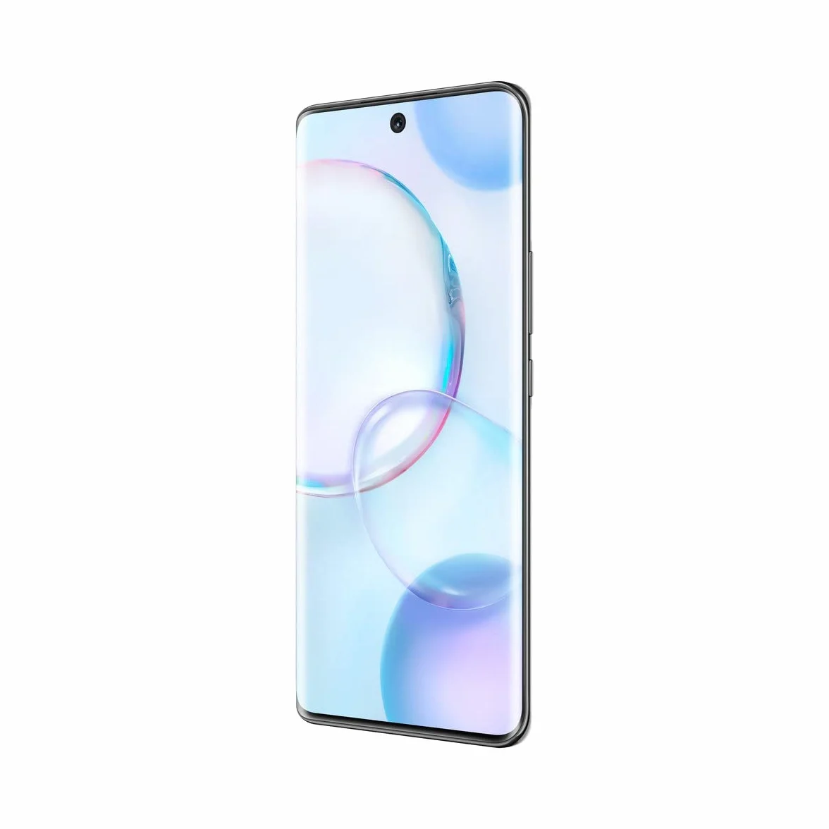 Honor 50, smartfon 5G, telefon komórkowy bez SIM-locka z systemem Android 11 i pojemnością 8 + 256 GB, 6,57 - calowy zakrzywiony wyświetlacz, z aktualizacją ekranu 120 Hz i z aparatem o rozdzielczości 108 MP. Wersja globalna, kolor czarny (Midnight Black)
