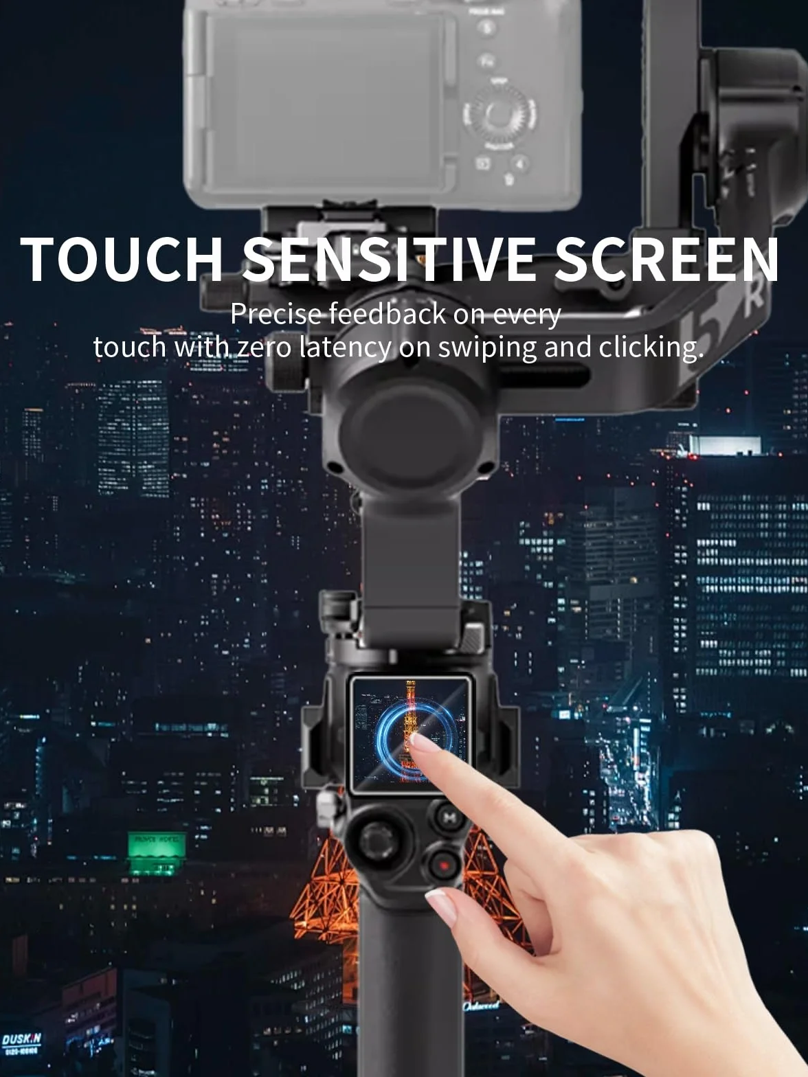 (3 sztuki) folii ochronnej do DJI RS5, szkło hartowane 9H, kompatybilne z DJI RS5 – trwała, odporna na zarysowania, bez odcisków palców
