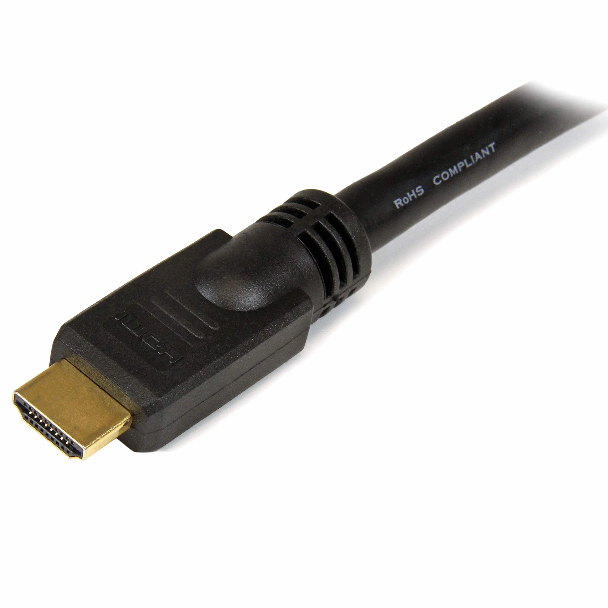 StarTech.com Kabel HDMI o wysokiej prędkości 15 m, M/M, 4K, 30 Hz, nie wymaga wzmacniacza sygnału, HDMI na HDMI, audio/wideo, pozłacany (HDMM15M)