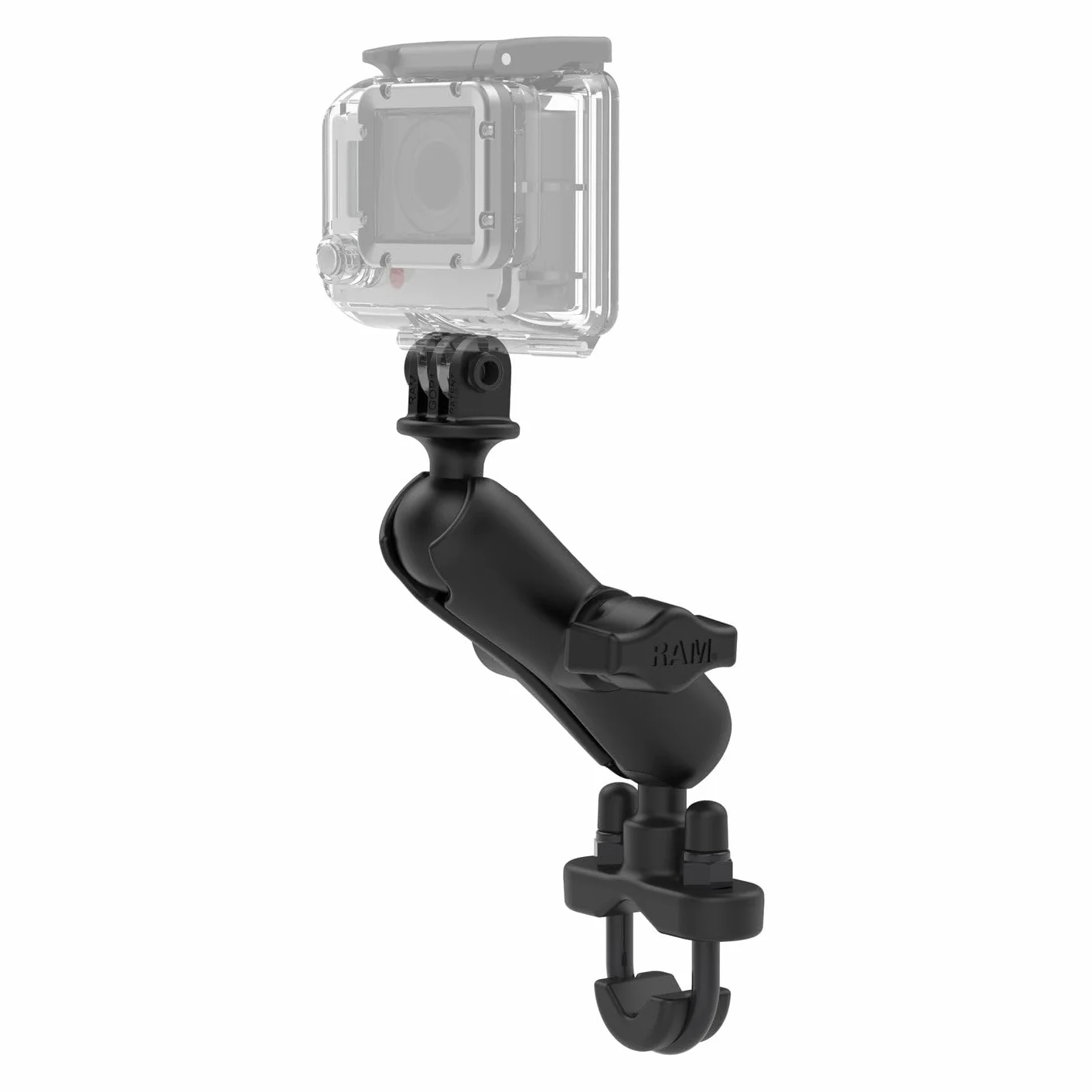 RAM Mounting Systems Uchwyt RAM - uchwyt ręczny Rail Mount SET 90 mm, RAM-B-149Z-GOP1U, z adapterem do wszystkich modeli GoPro i Actionpro X7