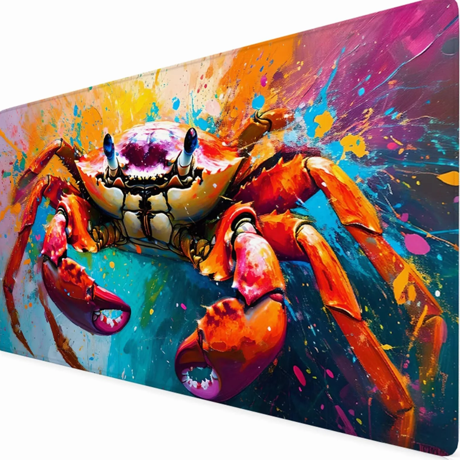 Podkładka pod mysz XXL 1200 x 600 mm, kolorowa podkładka pod mysz, wodoodporna mata na biurko ze zwierzętami na biurko ze zszytymi krawędziami i antypoślizgową gumową podstawą do biurka komputera