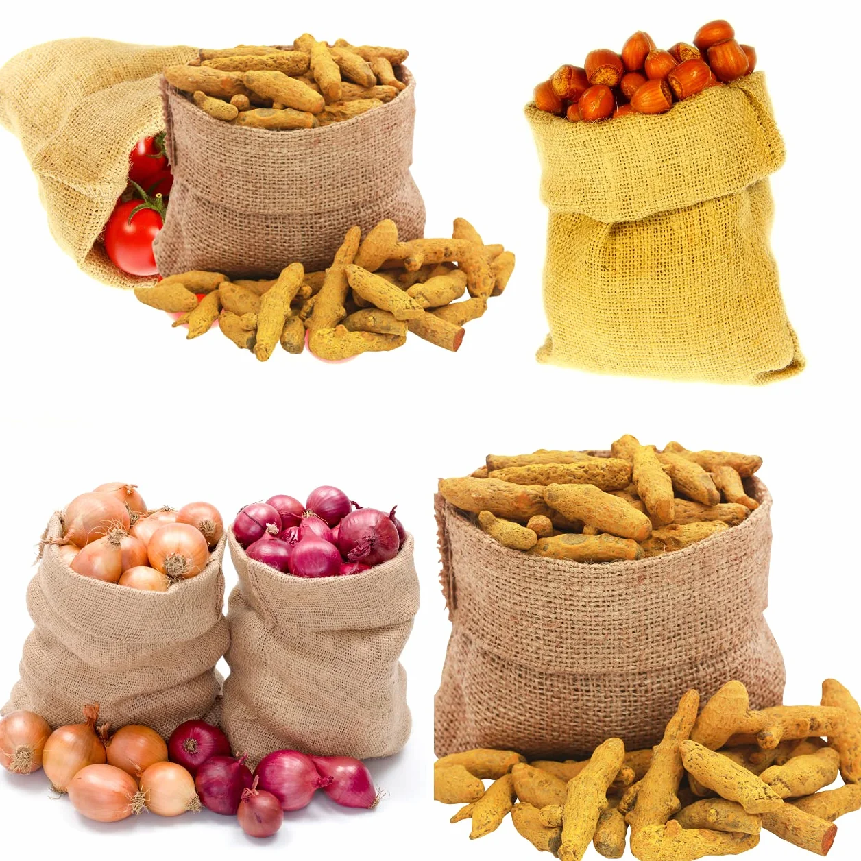 GARDENIX® Worek jutowy Uniwersalny 3 sztuki (50 cm x 55 cm | 180g/m²), włókno naturalne, 100% juta, wytrzymały
