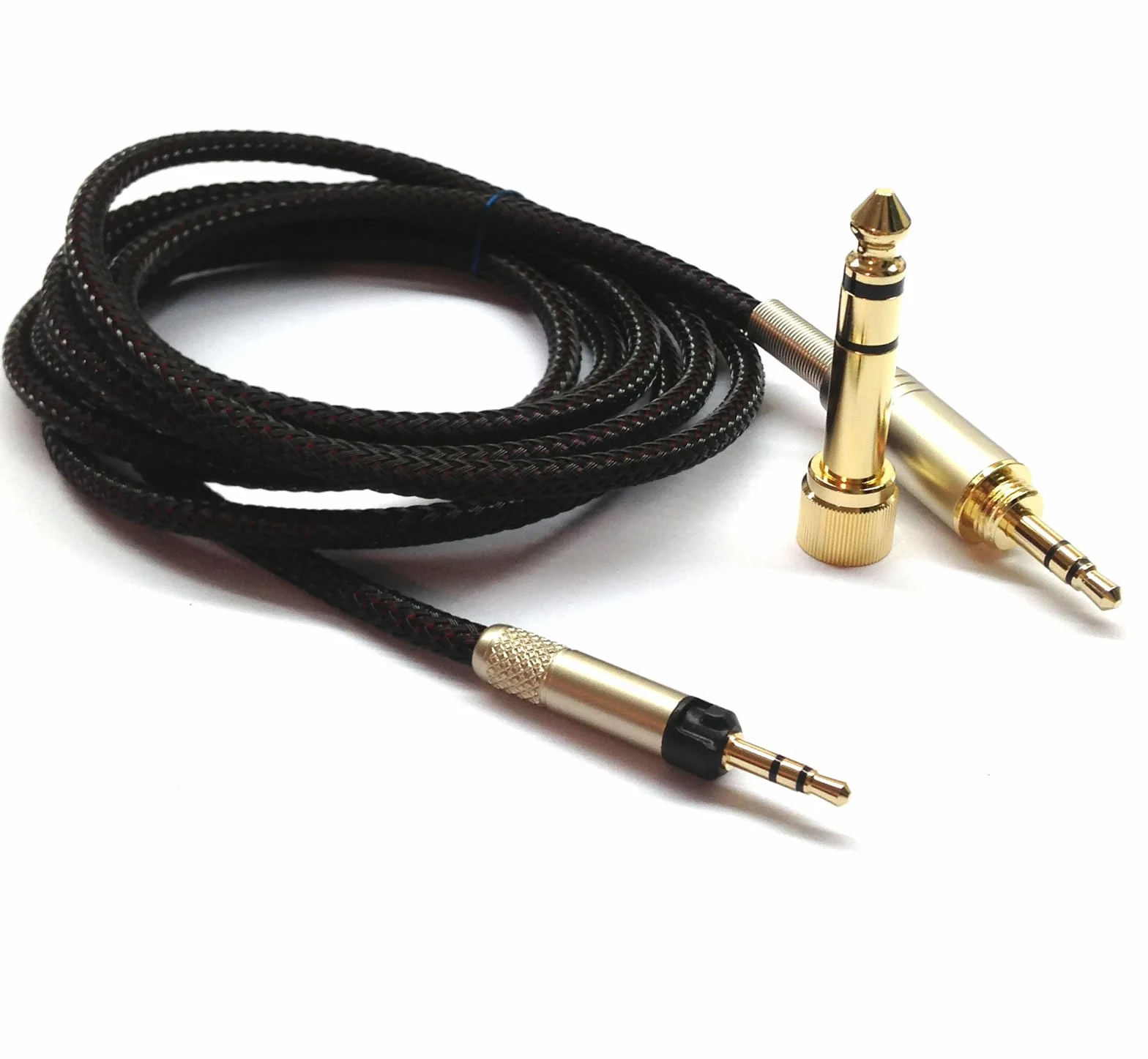 ABLET Zapasowy kabel audio kompatybilny z Sennheiser HD598, HD560s, HD518, HD598Cs, HD598SR, HD599, HD569, HD579, słuchawki 1,5 m
