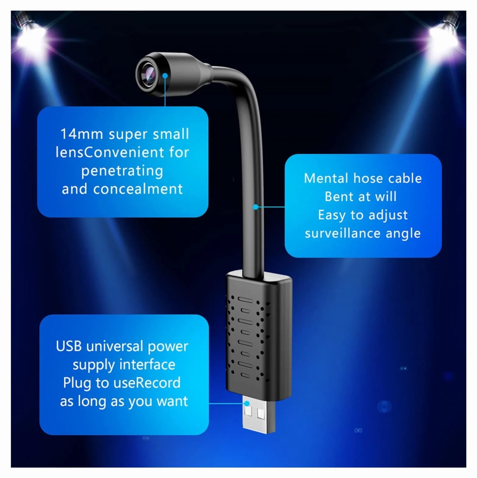 Kamera nasobna Mini aparat WIFI przenośny P2P IP/AP Zdalne sterowanie Usb. Kamera Micro Surveillance. HD 1080p. Obsługa wykrywania ruchu ukryta karta(Cam no Card,WIFI 1080P CAMERA)