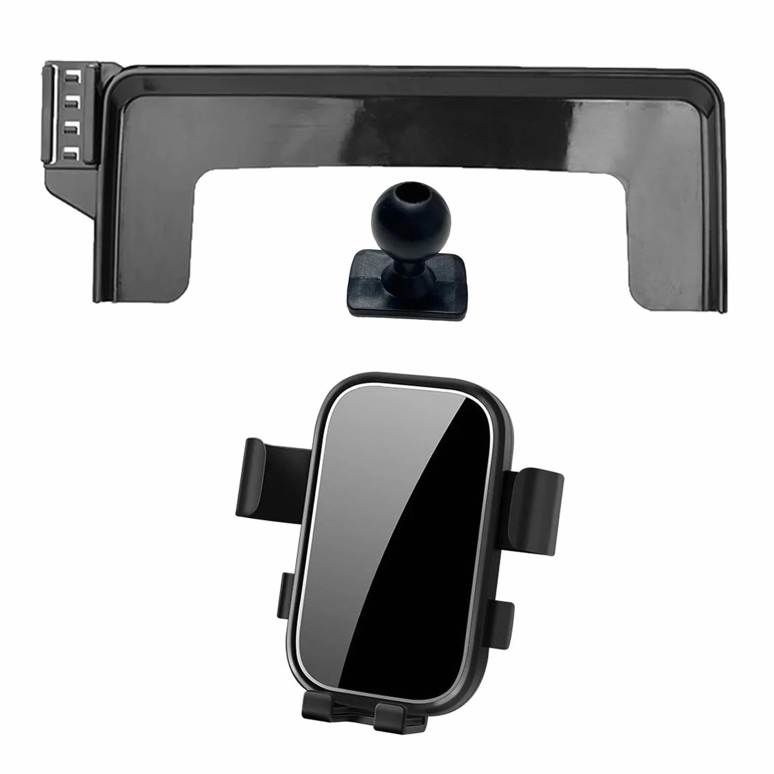 Uchwyt Samochodowy na Telefon dla Benz V-Class EQV Viano W447 2020-2021, uchwyt samochodowy na telefon komórkowy, stojak na nawigację GPS (podstawa i uchwyt 9)