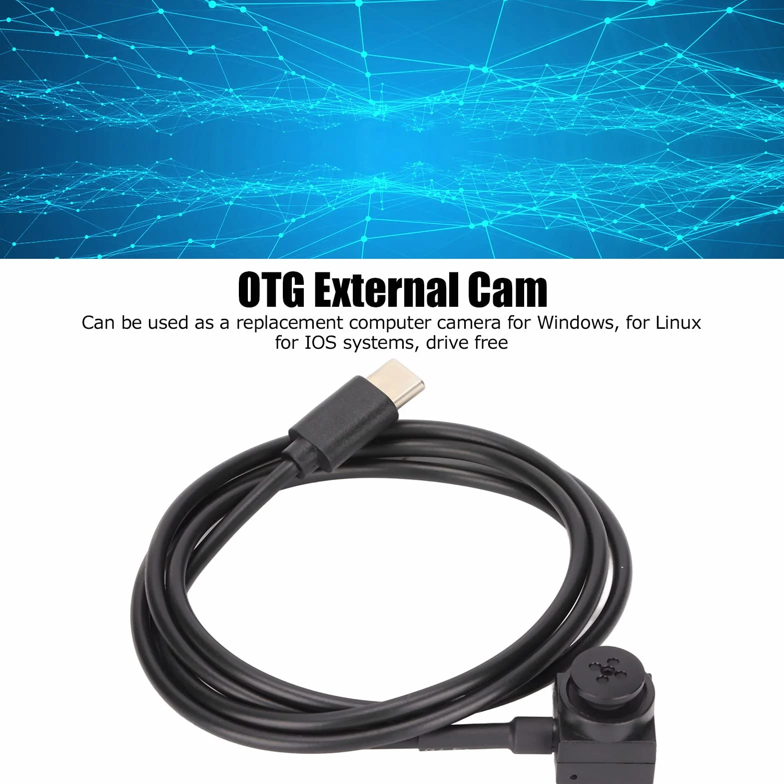 Mini Cam, Wielofunkcyjna Kamera Zewnętrzna OTG 1080P OTG Mini Kamera Zewnętrzna USB Cam dla Systemu Android