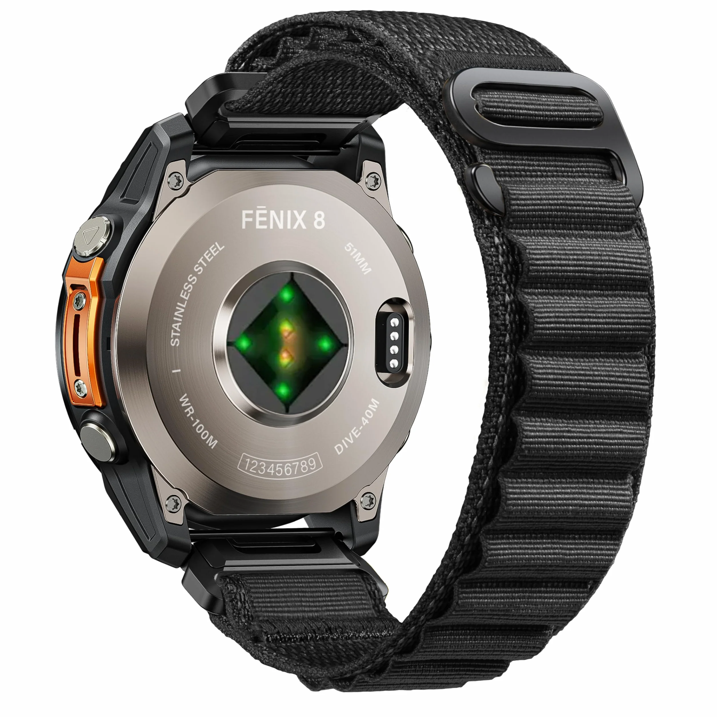 NotoCity Pasek do zegarka Garmin/Forerunner/Epix/Quatix, pasek do zegarka, regulowany haczyk G