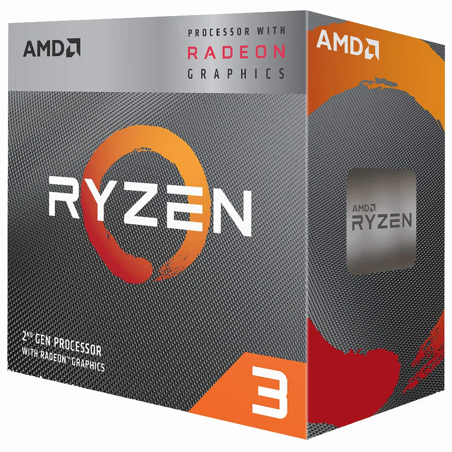 Amd Ryzen 3 3200G Procesor, Srebrny, 4,2GHz