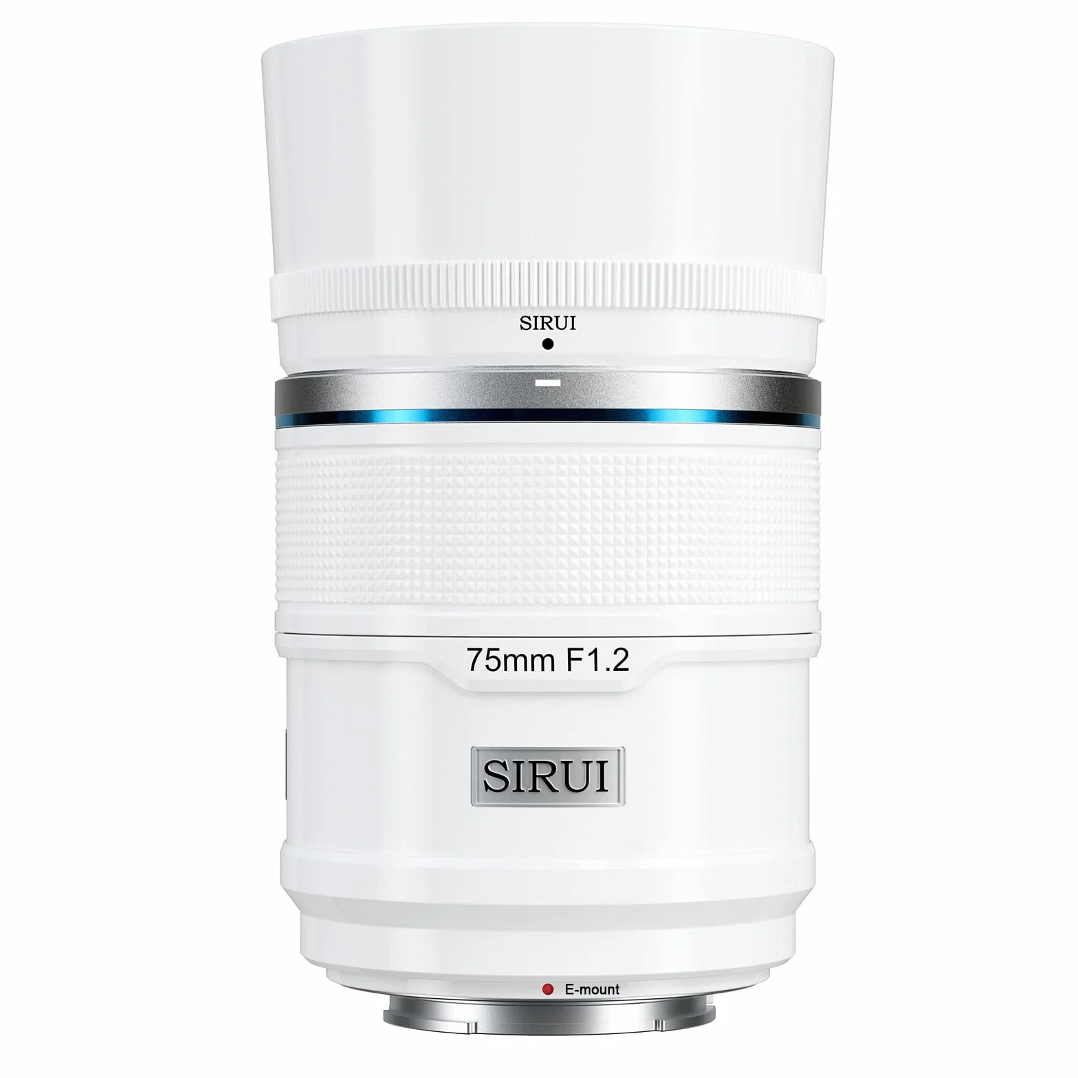 Obiektyw SIRUI Sniper 75mm z automatycznym ustawianiem ostrości F1.2 APS-C teleobiektyw, mocowanie E na serię A5 A6 A7 FX A9 ZV-E (75mm, mocowanie E, biały)