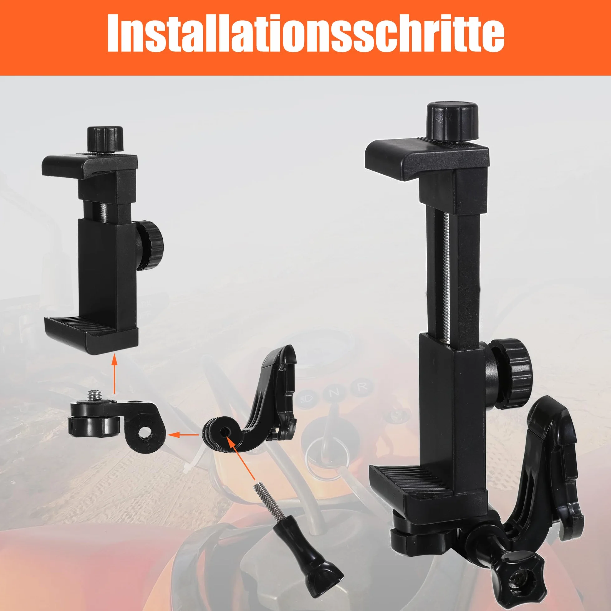 Uchwyt na pas piersiowy do GoPro & Action Cam akcesoria – regulowany pas piersiowy z uchwytem na telefon komórkowy, kompatybilny z GoPro Hero, DJI Osmo Action 5, Akaso, APEXCAM, Android, iPhone