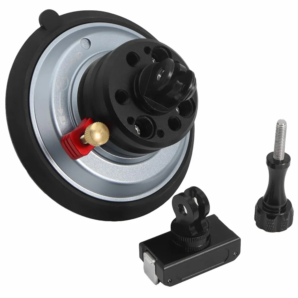 Wspornik kamery z przyssawką 10 cm z siłą ssącą 20 kg, magnetyczny, szybkie zwalnianie, mocny próżniowy uchwyt samochodowy z adapterem montażowym (typ 2)