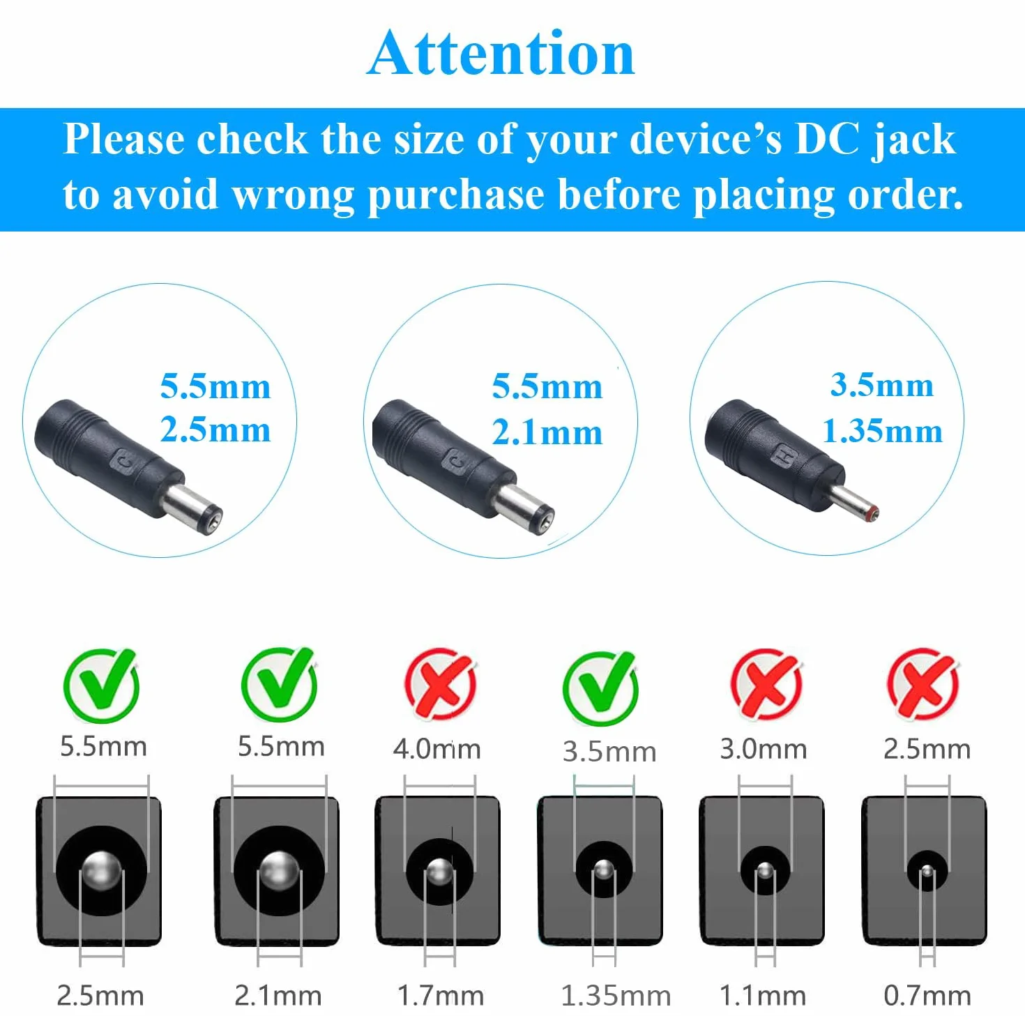Zasilacz AC na DC 18 V 1 A, 5,5 mm x 2,1 mm, wtyczka UE