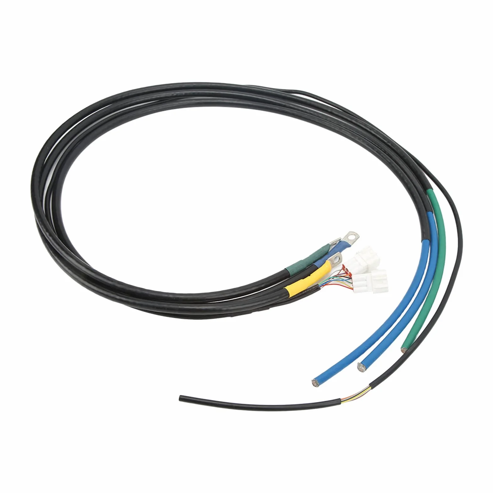 Cocoarm Przedłużacz Silnika, Miedziany Kabel Połączeniowy Silnika 25 MM², Dzielony Przedłużacz 1,35 M o Niskiej Rezystancji Łatwa Instalacja do Naprawy Samochodu Elektrycznego