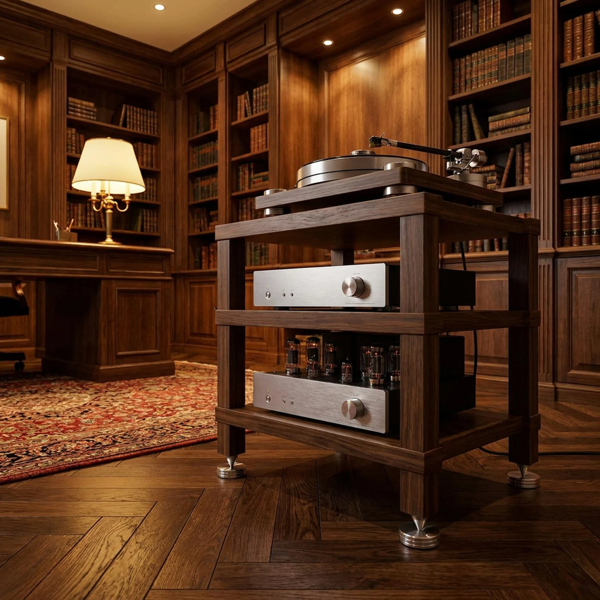 Podkładki tłumiące wibracje głośników 20 mm aluminium do Hi-Fi stojaki szafy regały 8 szt.