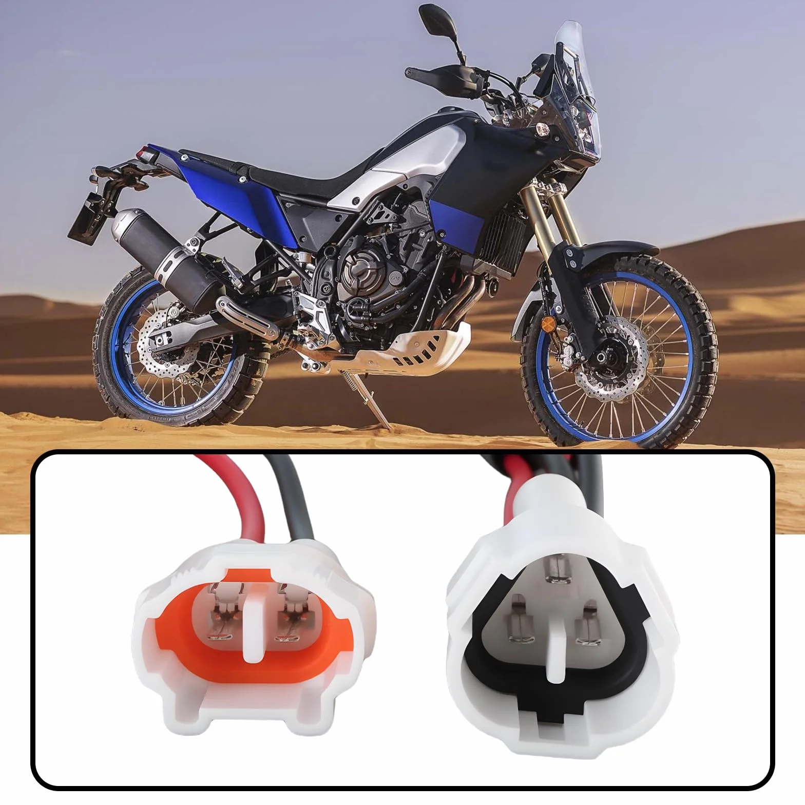 Zestaw rozdzielaczy gniazd zasilania USB kompatybilny Yamaha Tenere 700