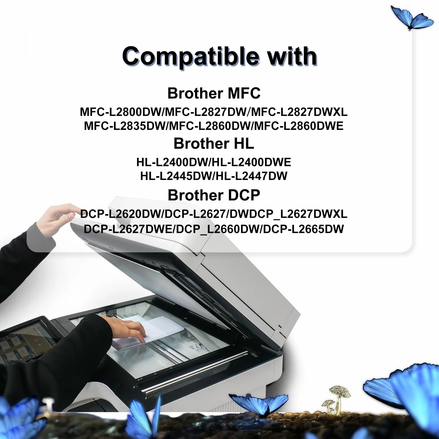 LOSMANN TN-2510XL toner kompatybilny z Brother TN2510 XL do Brother HL-L2400DW HL-L2445DW DCP-L2660DW DCP-2620DW MFC-L2800DW MFC-2835DW MFC-L2860DW MFC-L2827DWXL MFC-L2827DW MFC-L2827DW 7DWE (1 czarny