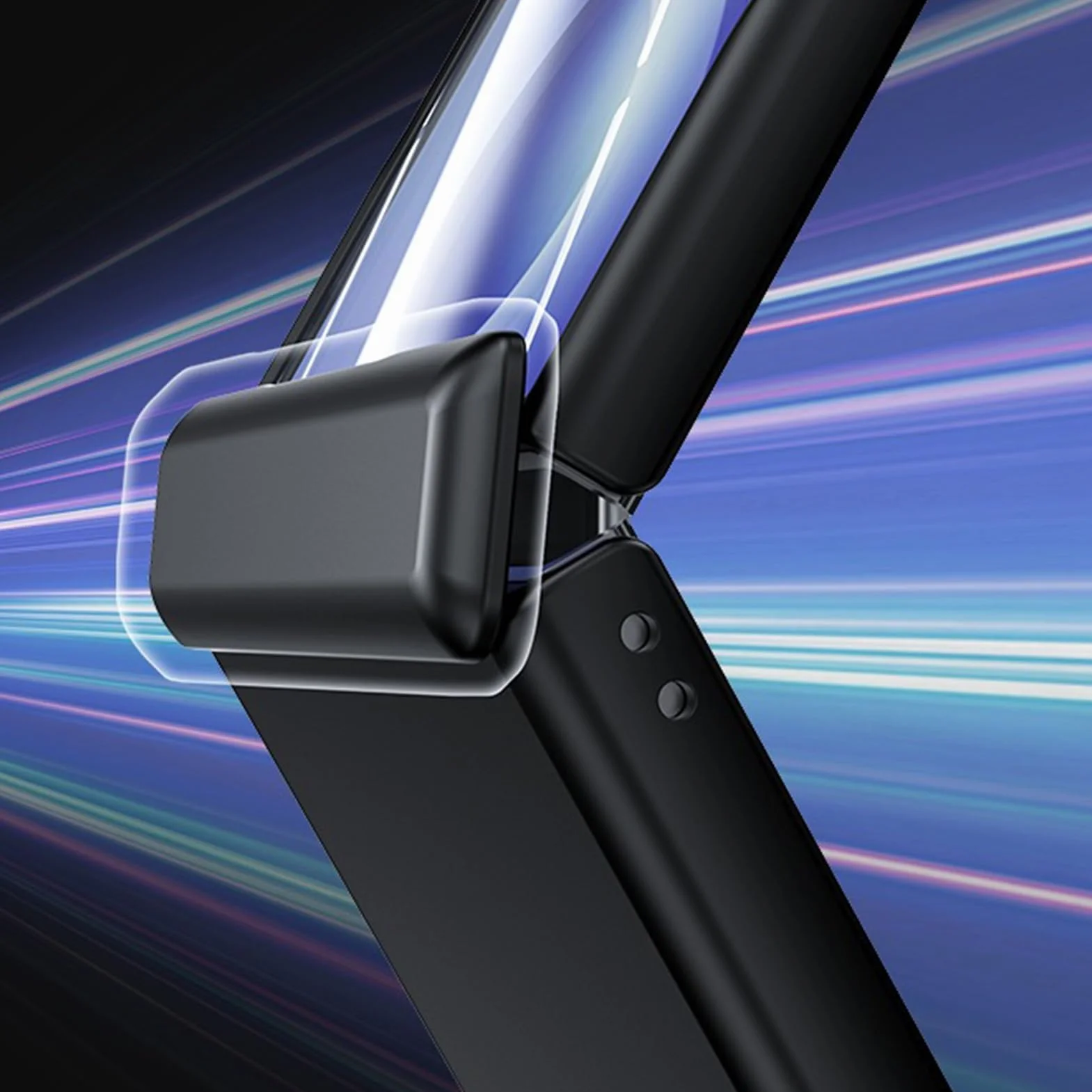 Matowe etui do Samsung Galaxy Z Flip 8, minimalistyczny zamek cienki pokrowiec ochronny na ekran, fioletowy, z klapką 8