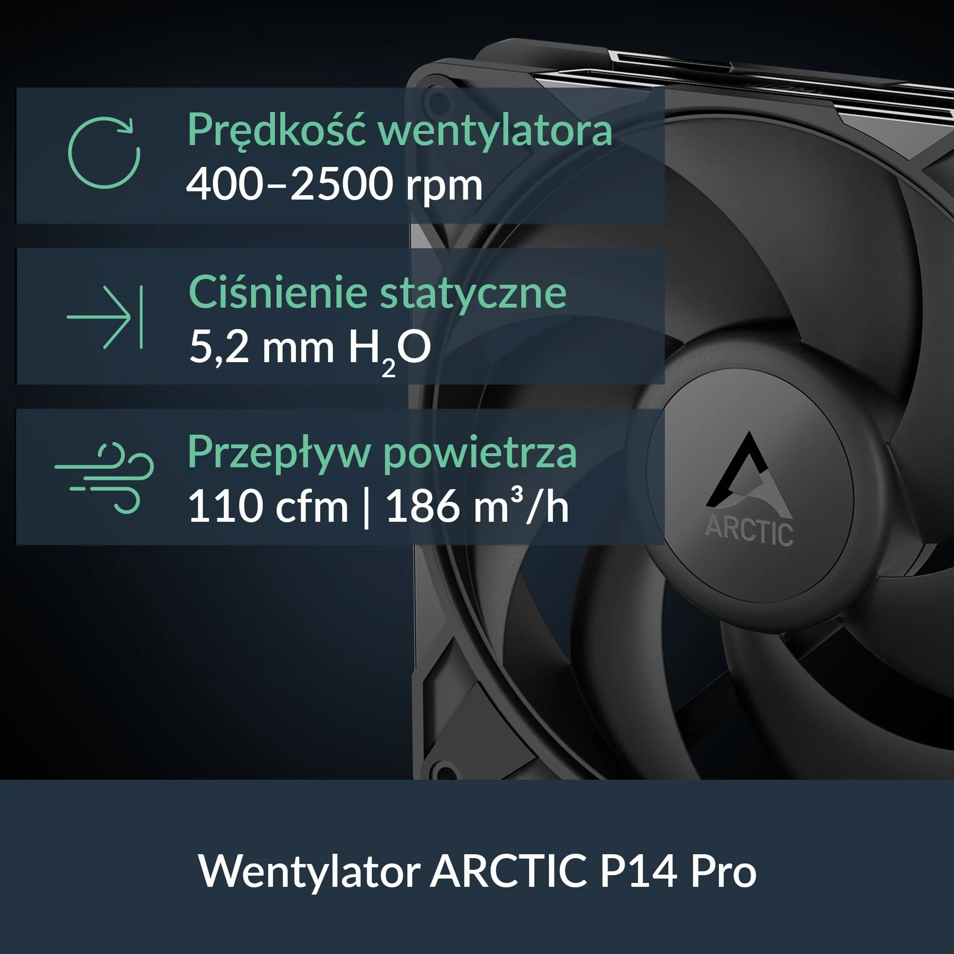 ARCTIC Liquid Freezer III Pro 420 - Chłodnica Procesora AIO, 3 x 140 mm Chłodzenie Wodne, Grzejnik 38 mm, Pompa PWM, Wentylator VRM, AMD AM5/AM4, Intel LGA1851/1700 Ramka Stykowa - Czarny