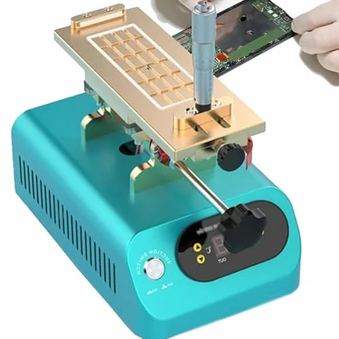 Separator ekranu telefonu komórkowego, usuwanie ekranu dotykowego obracającego się o 360°, regulacja temperatury 40℃~200℃, obszar roboczy 8 * 17 cm, idealny do naprawy telefonu
