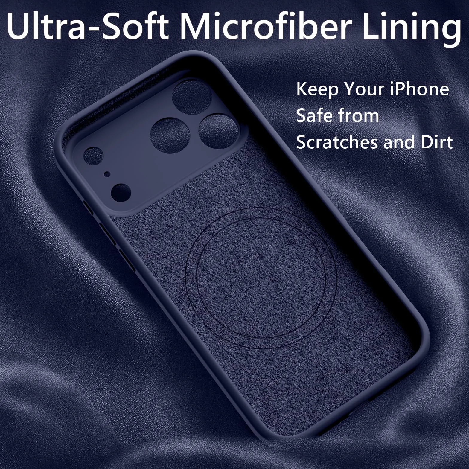 FireNova Magnetic for iPhone 17 Pro Case, kompatybilne z MagSafe, [zintegrowany silikonowy przycisk sterowania aparatem] [ochrona aparatu] odporne na zarysowania etui na telefon komórkowy, 6,3