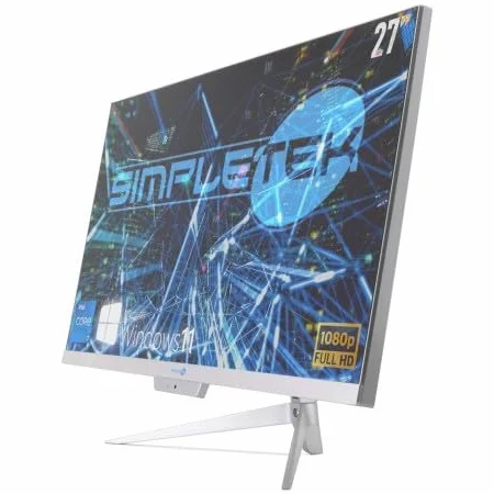 SIMPLETEK All in One RGB Core i7 Windows 11 Pro 27" Full HD RAM 16 GB SSD 2 TB, wbudowana kamera internetowa, WiFi5, Bluetooth, komputer stacjonarny
