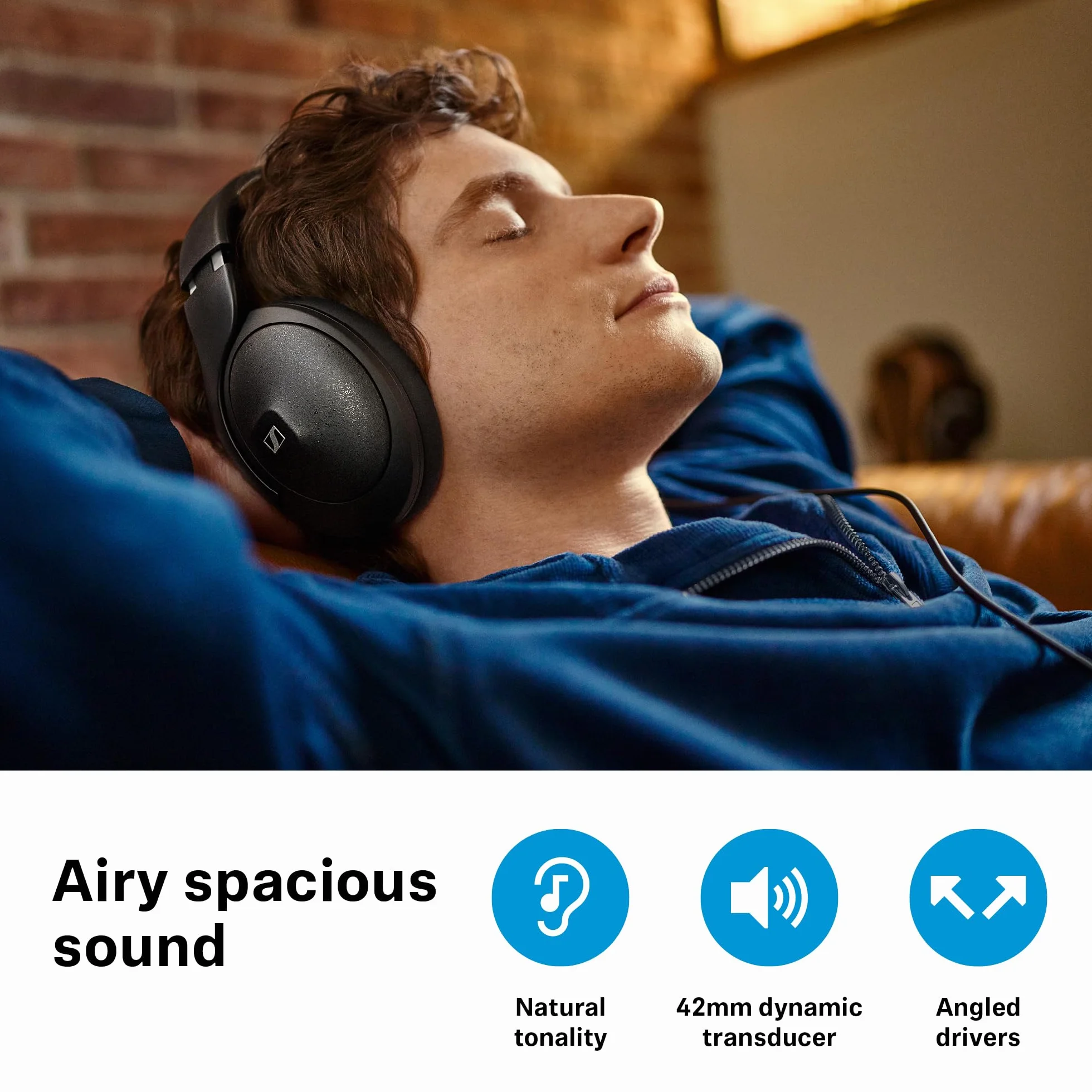 Sennheiser Słuchawki HD 620S z zamkniętym tyłem – wysokiej jakości audiofilski dźwięk stereo z obrazowaniem przestrzennym przypominającym głośnikiem i zoptymalizowanym otoczeniem dla wciągającego