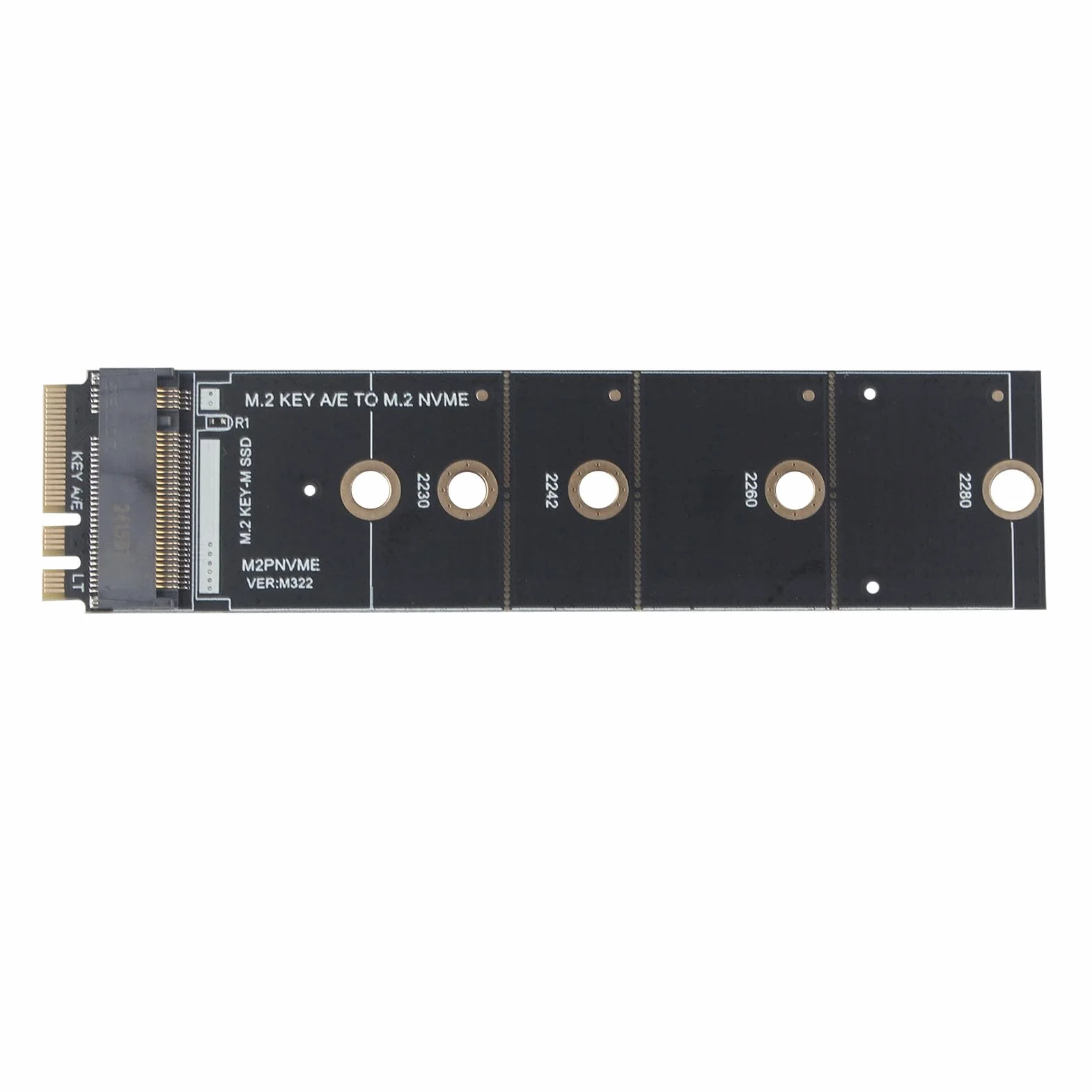 Key A E do NVMe Adapter karta NGFF na klucz M gniazdo rozszerzeń do SSD 2230-2280 interfejs metr Bluetooth WiFi