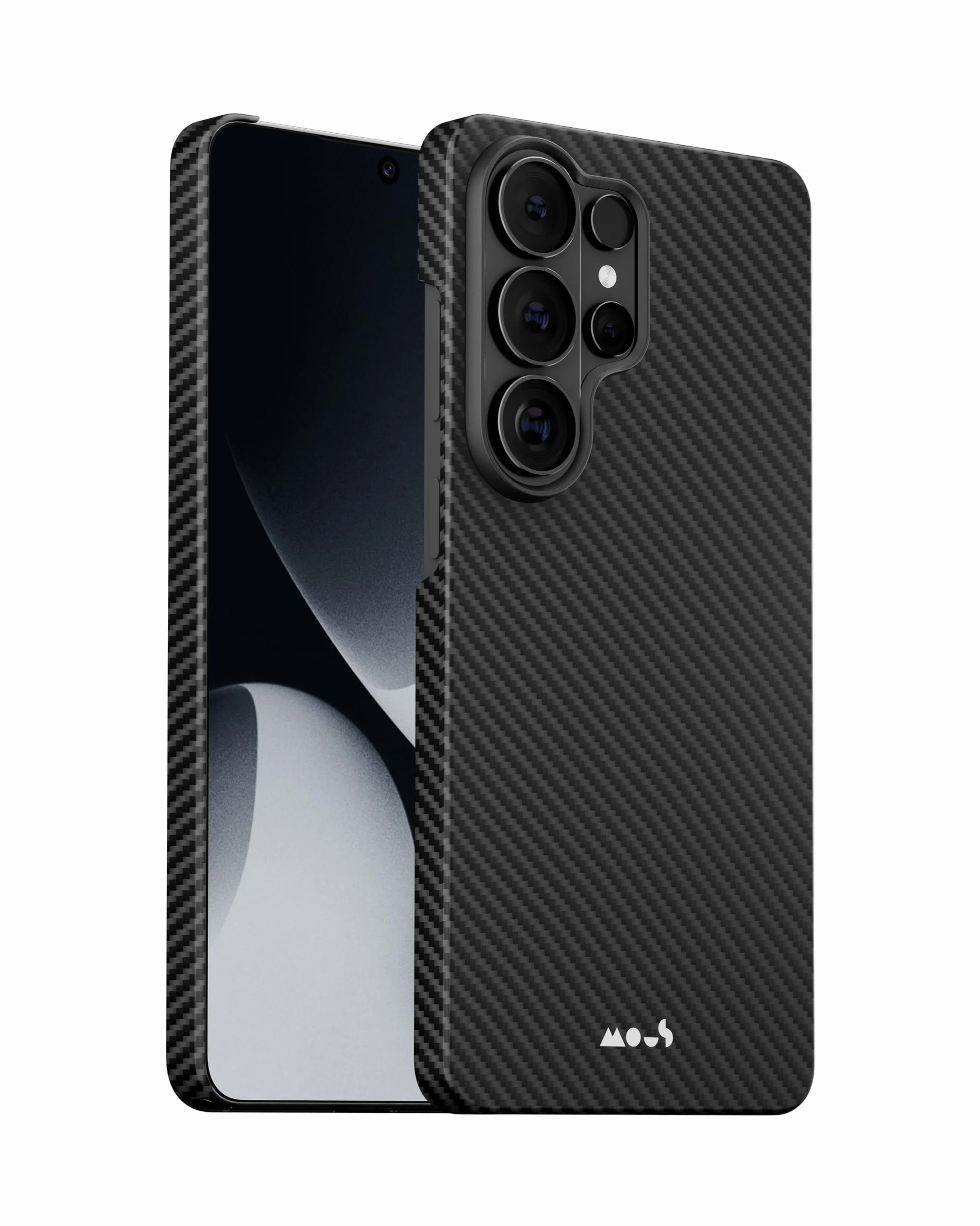 Mous Etui do Samsung Galaxy S26 Ultra, super cienkie etui z włókna aramidowego, czarne