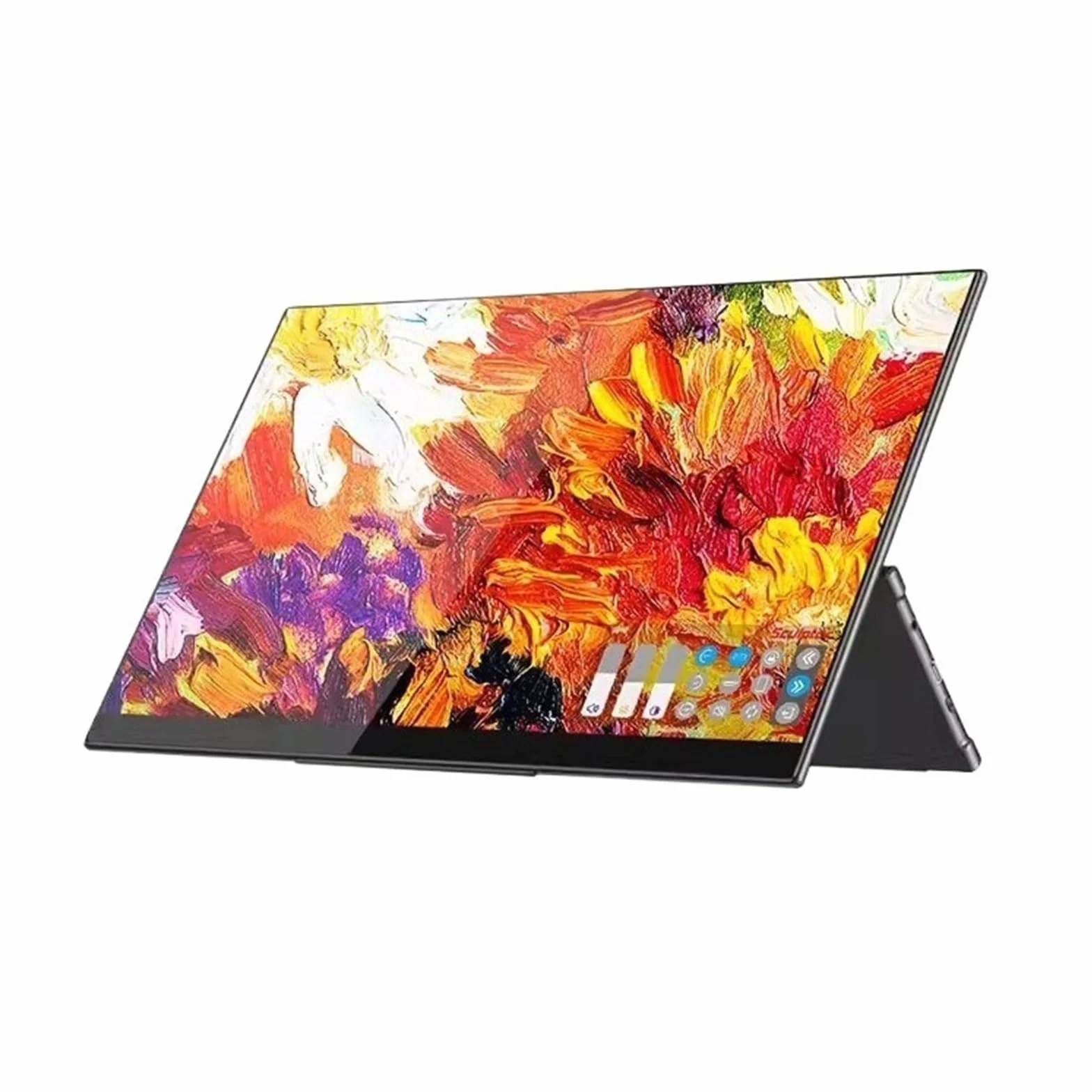 Przenośny ekran do laptopa 15,6-calowy monitor z ekranem dotykowym IPS HDR 1080p Komputer Telefon komórkowy Rozszerzone przesyłanie 64 Hz zewnętrznym Przenośny monitor
