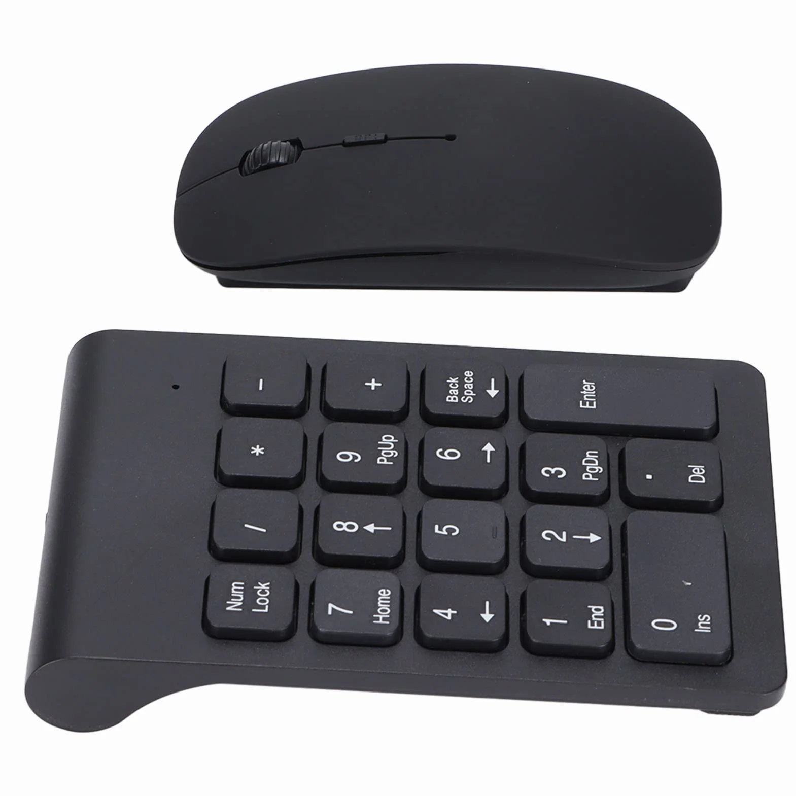Zestaw Klawiatury Numerycznej z myszką 2,4 GHz Bezprzewodowe, Plug and Play, 1200 DPI, Przenośny Rozmiar, Szeroka kompatybilność