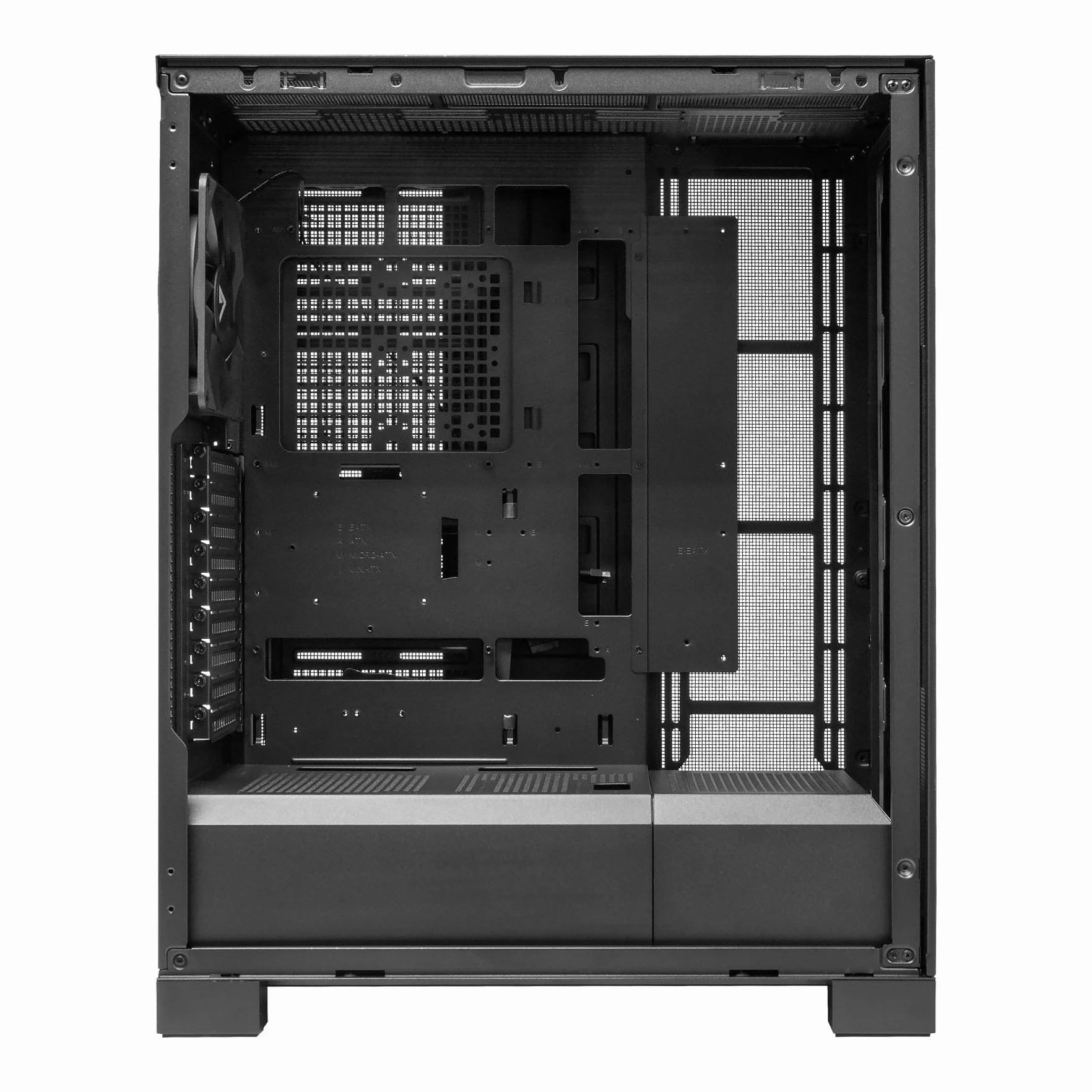 ABYSM Gaming E-ATX AI Pro 100 Workstation Box z wysokością dla radiatora 180 mm i kart graficznych do 420 mm
