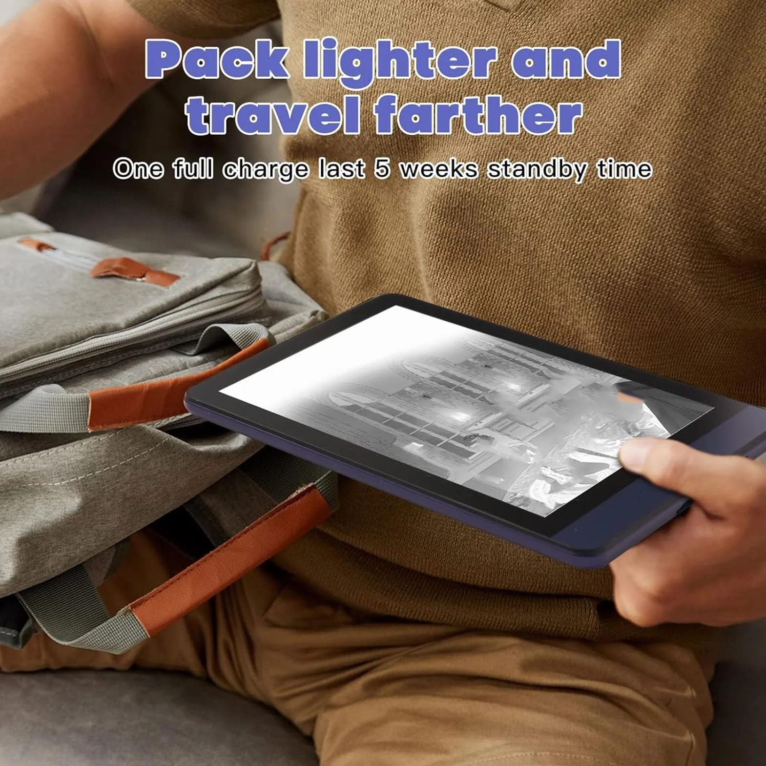 6 -calowy Czytnik Ebooków, 1448x1072 HD Touch Screen Portable Elektroniczny Czytnik Książek na Androida 11, 3GB RAM+32GB ROM, WiFi Bluetooth Glarefree E Readers dla Dzieci