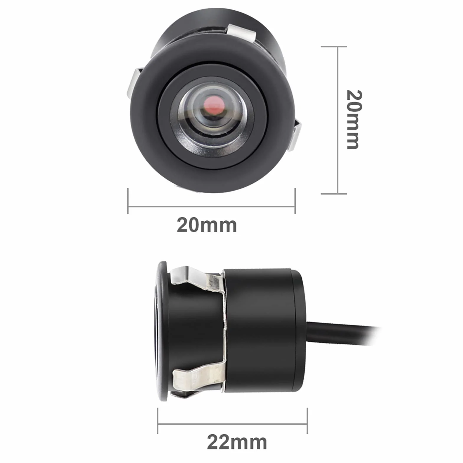 Kamera cofania Wspomagająca parkowanie, noktowizor, wodoodporny, szeroki kąt 170 °, kabel 18,5 mm