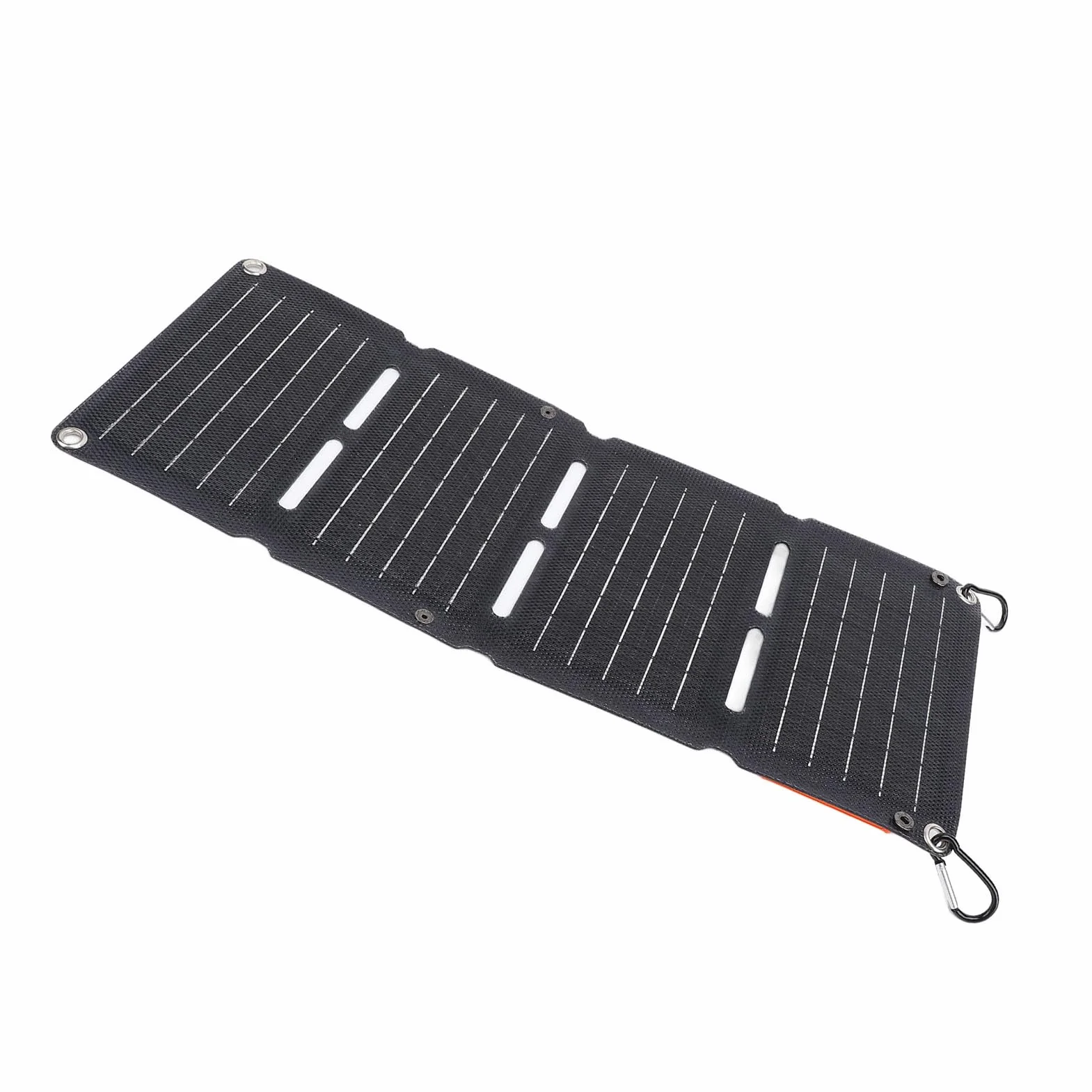 Monokrystaliczny Składany Panel Słoneczny o Mocy 40 W Szybkie ładowanie Podwójne ładowanie Zewnętrzne USB, Przenośna, Lekka ładowarka Słoneczna do Podróżowania na Zewnątrz