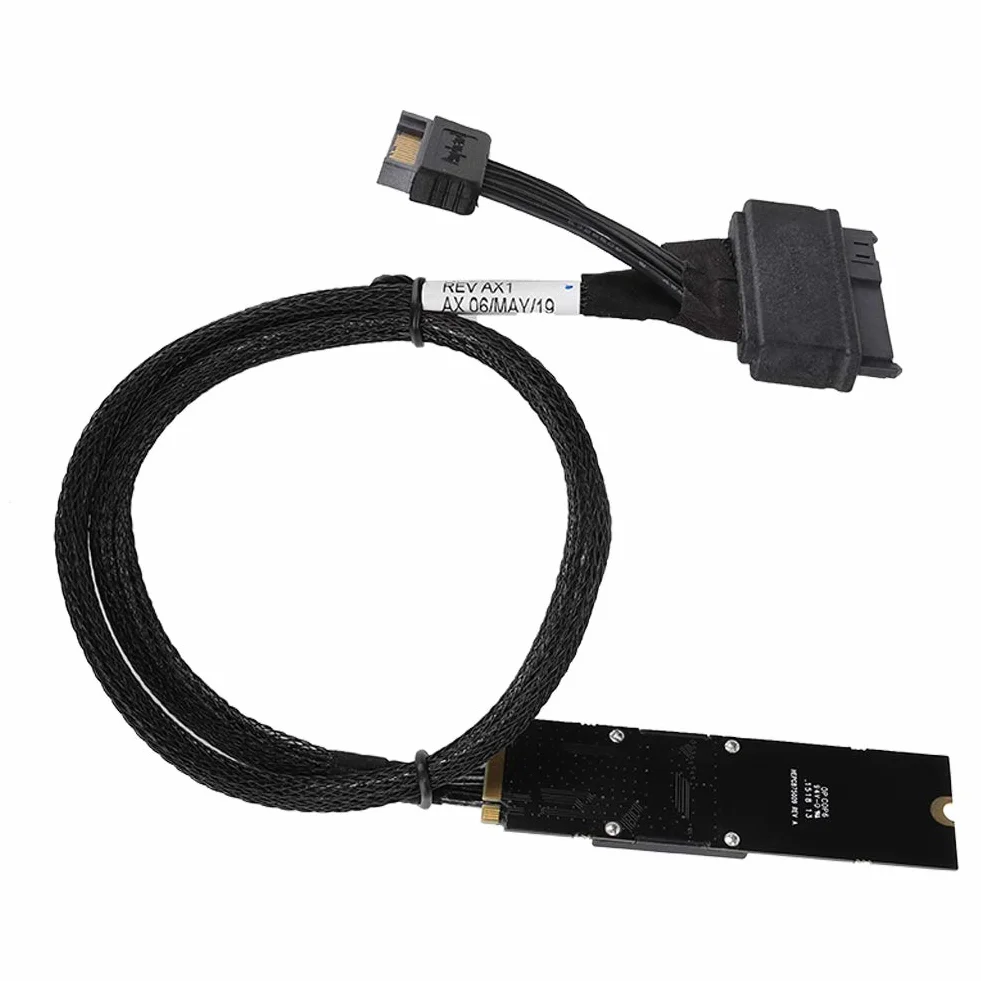 Kabel U.2 do M.2 SF-8639 Szybki Adapter do Dysków SSD NVMe w Stacjonarnych Stacjach Roboczych 50 Cm