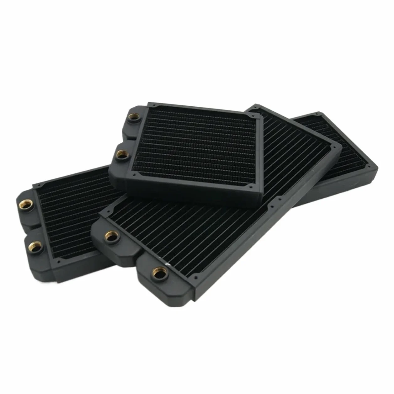 PC Chłodnica wodna miedziana, 140 mm, 280 mm, 420 mm, płynna woda, procesor, GPU, wymiennik ciepła do wentylatora 140 mm (420)