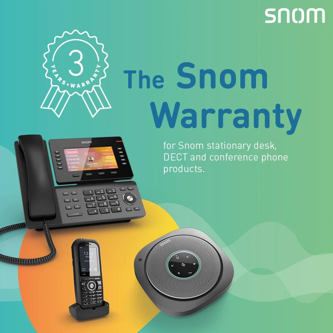 Snom Telefon biurkowy D385 IP, kolor + SmartScreen, 12 tożsamości SIP, przełącznik hakowy z czujnikiem, Bluetooth, USB, 48 kluczy samoopisujących (12 fizycznych), czarny, 0004340