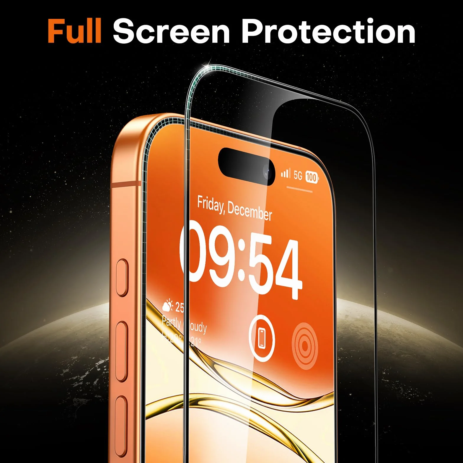 TOCOL Ochraniacz Ekran do iPhone 17 Pro Max 6,9 cala, Folia Szkło Hartowane, Automatyczne Usuwanie Kurzu, Szybki Montaż, Bez Pęcherzyków Powietrza, Twardość Szkła 9H, 2 Sztuki