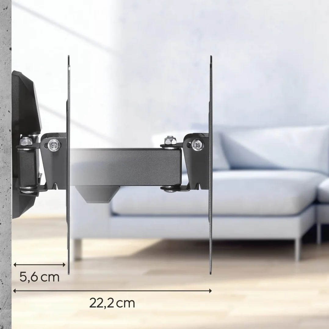Hama Uchwyt ścienny do telewizora obrotowy, odchylany, 122 cm (48"), do 20 kg