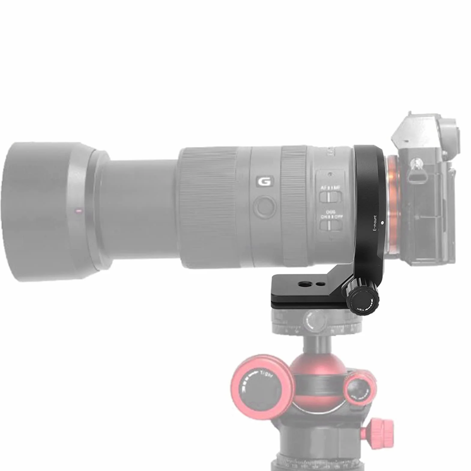 Generic Pierścień do Mocowania Statywu ze Stopu Aluminium Heavy Duty do Obiektywu FE 135mm F1.8 GM Przenośny Sprzęt Fotograficzny Płyta 55mm